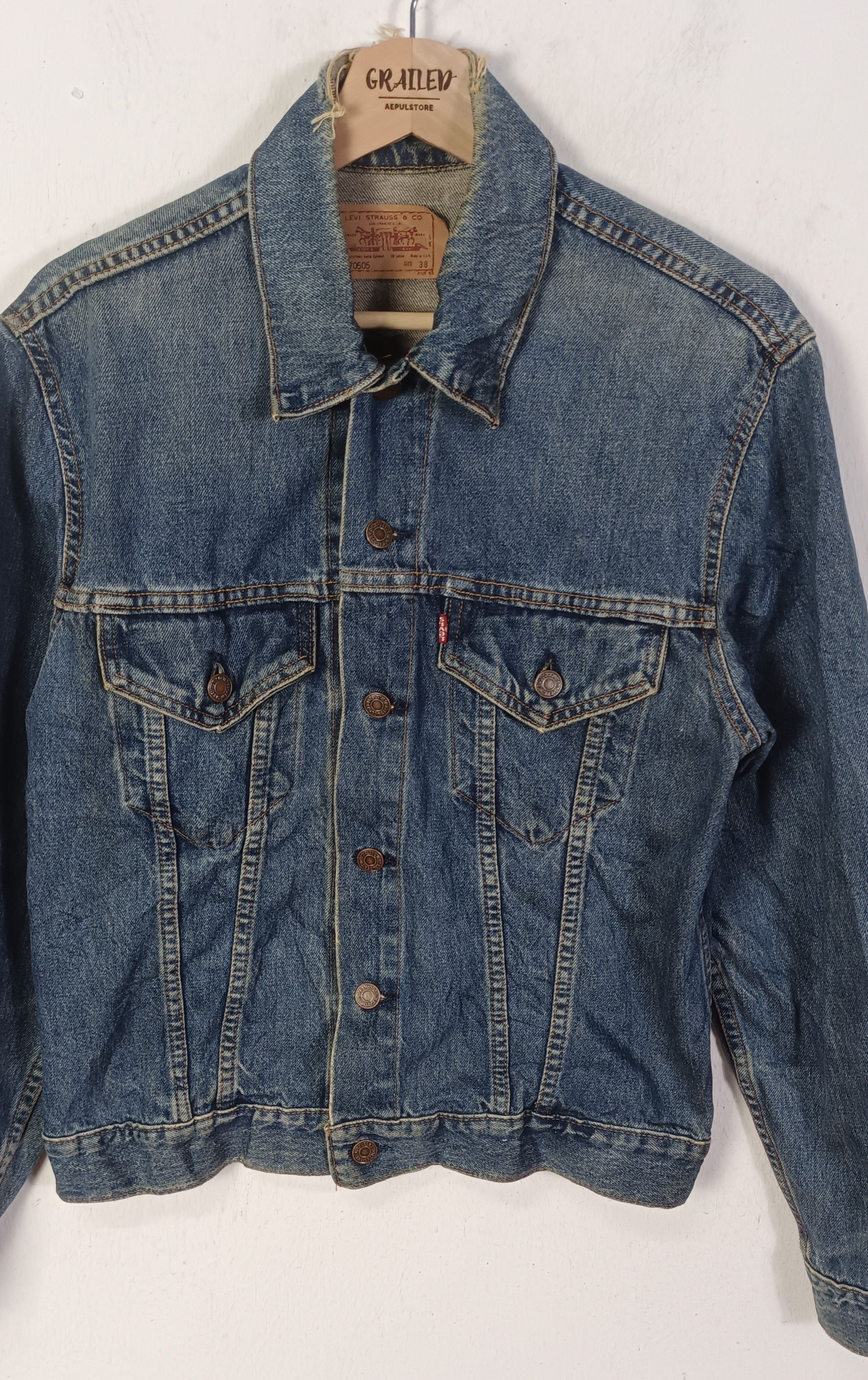 Levi's Vintage 90s Levi's 715 Button Stamp Blanket Size US M / EU 48-50 / 2 - 4 Thumbnail