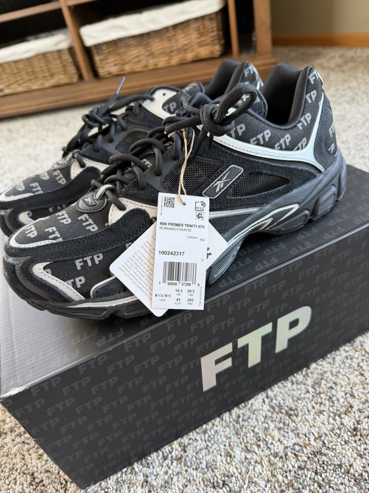 Fuck The Population FTP REEBOK RBK PREMIER TRINITY KFS Size US 11.5 / EU 44-45 - 16 Thumbnail