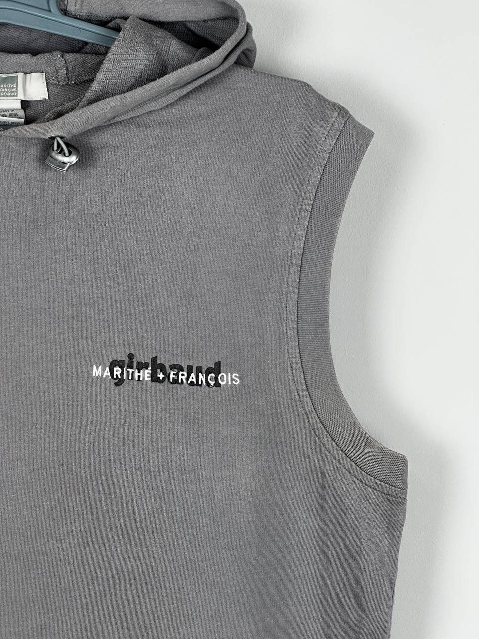 Marithe + Francois Girbaud Marithe Francois Girbaud Grey Hooded Avant GARDE T Shirt Size US L / EU 52-54 / 3 - 4 Thumbnail