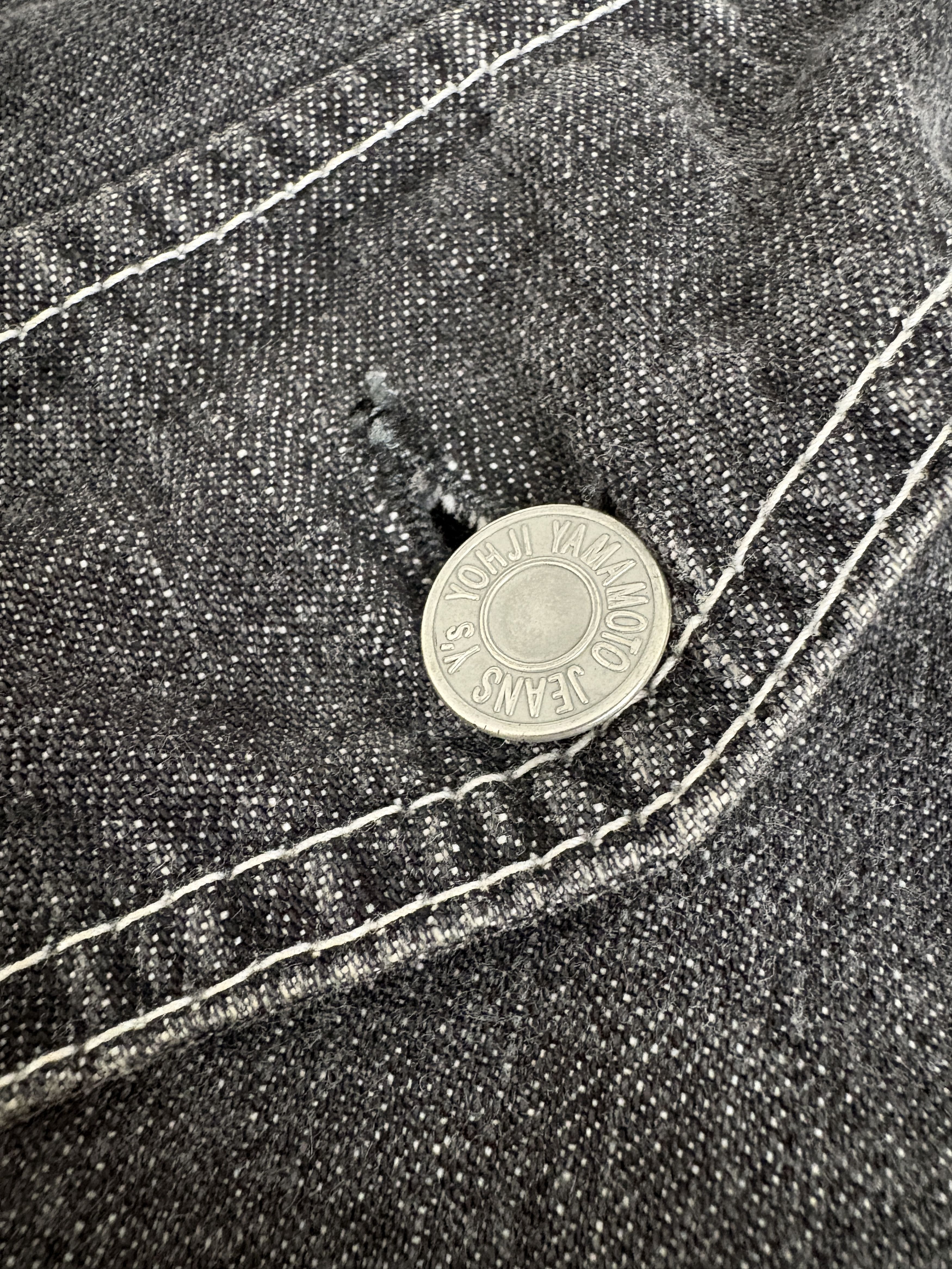 Yohji Yamamoto Yohji Yamamoto 00s Y's Denim Jeans Grey Size US 32 / EU 48 - 5 Thumbnail