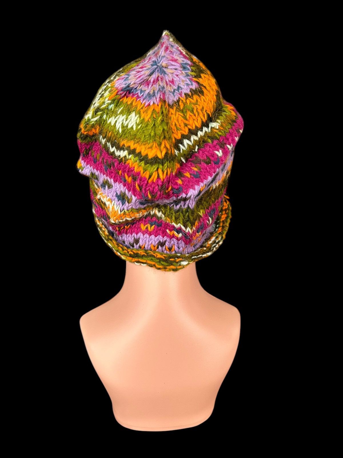 Japanese Brand × Vintage Atara Crochet Knitted wool Beanie Hats Size ONE SIZE - 4 Thumbnail