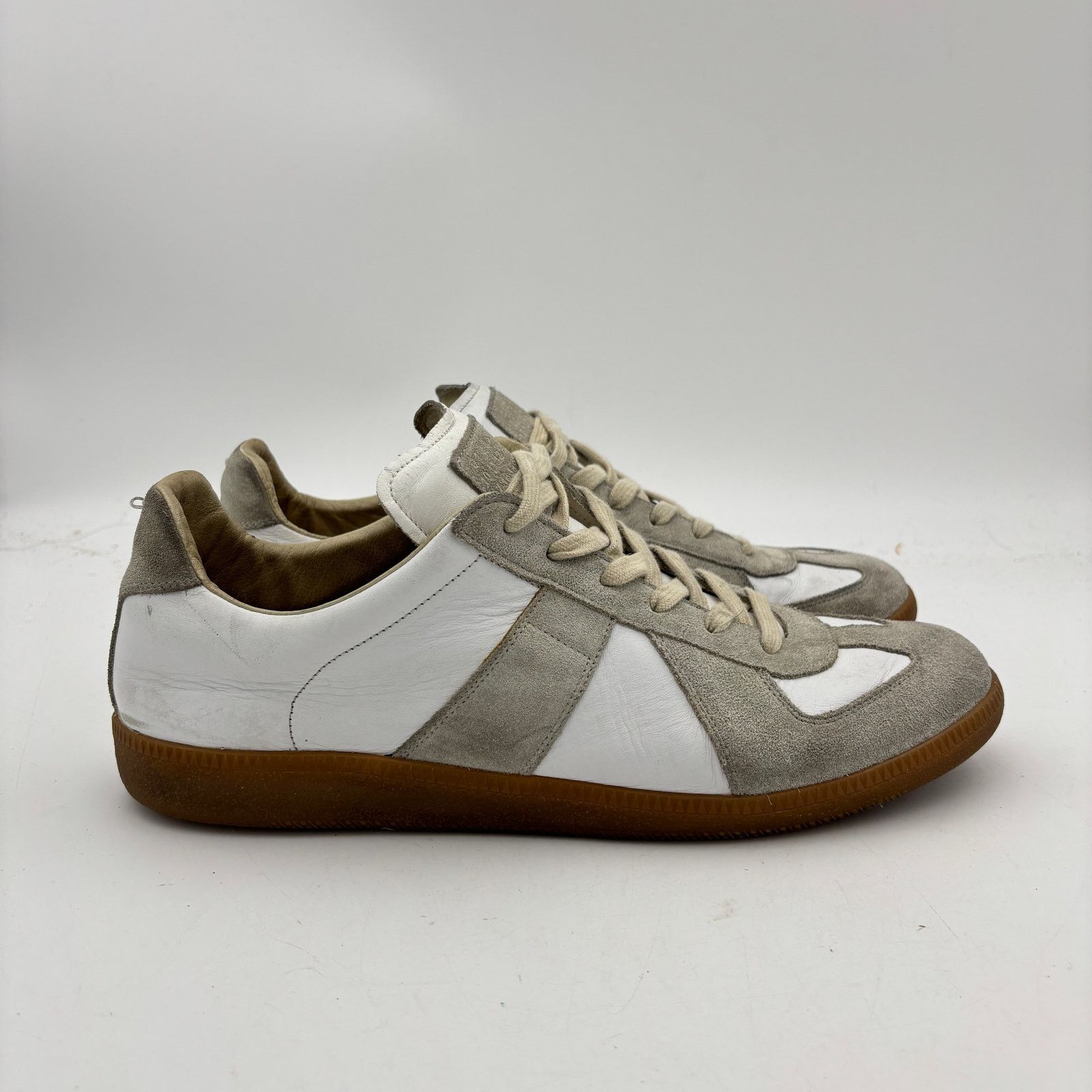 Maison Margiela Maison Margiela Low GAT Khaki Shoes Sneakers Men's 47 US 14 Size US 14 / EU 47 - 3 Thumbnail