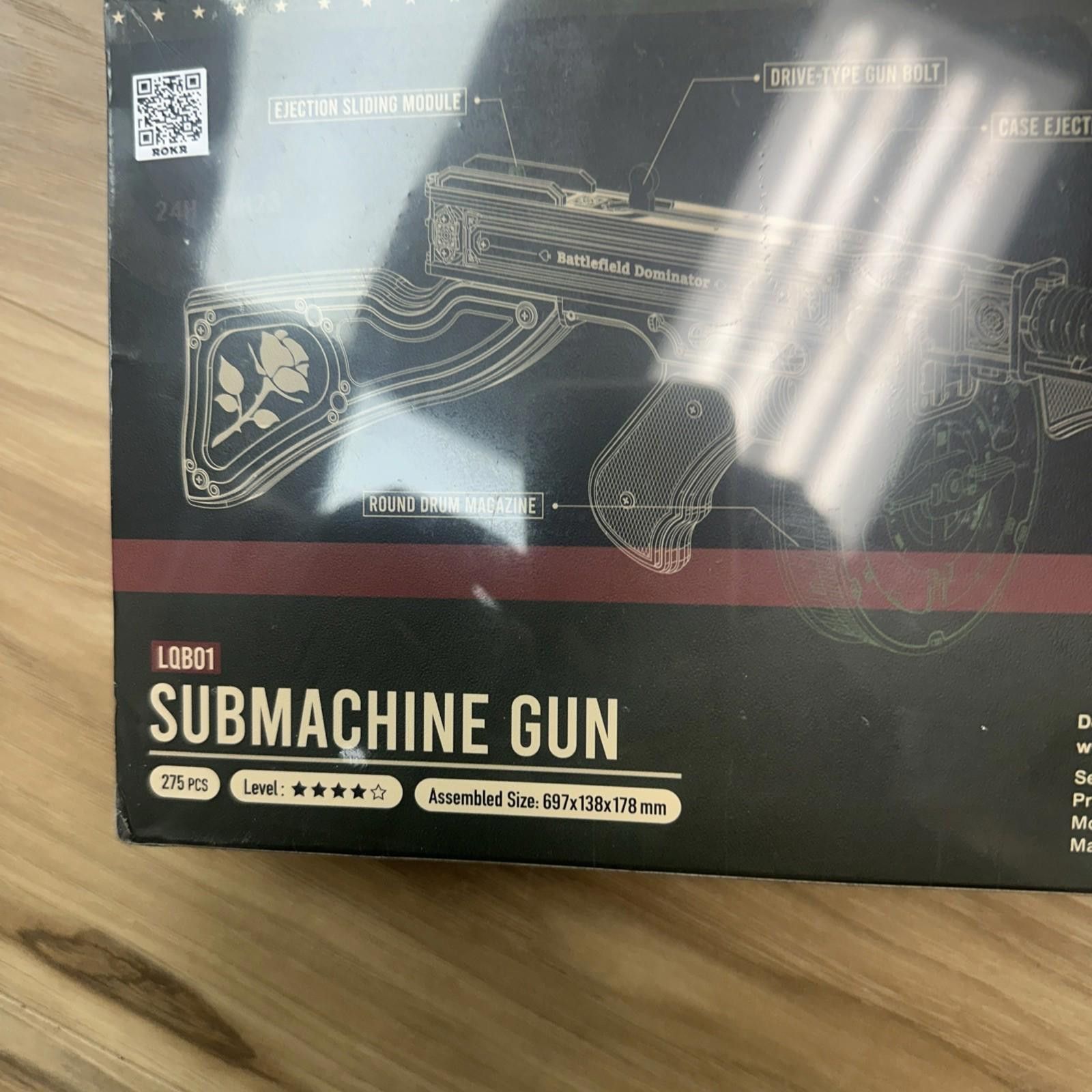 Roar Rokr Wooden Puzzle Submachine Gun Justice Guard Age 14+ New Size ONE SIZE - 7 Thumbnail