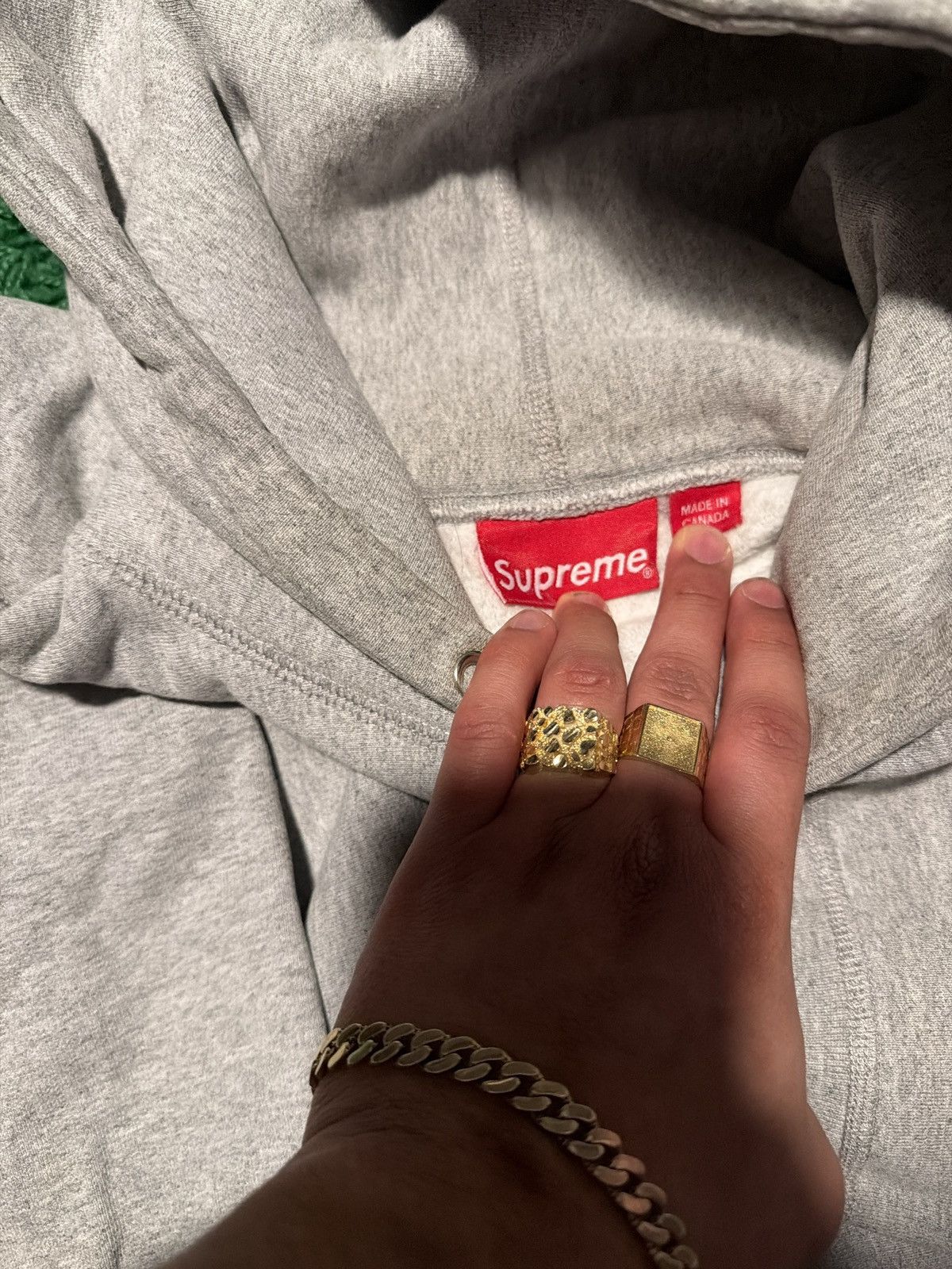 Supreme Supreme Box Logo Hoodie Heather Grey Fall/Winter 2016 Size US L / EU 52-54 / 3 - 6 Thumbnail