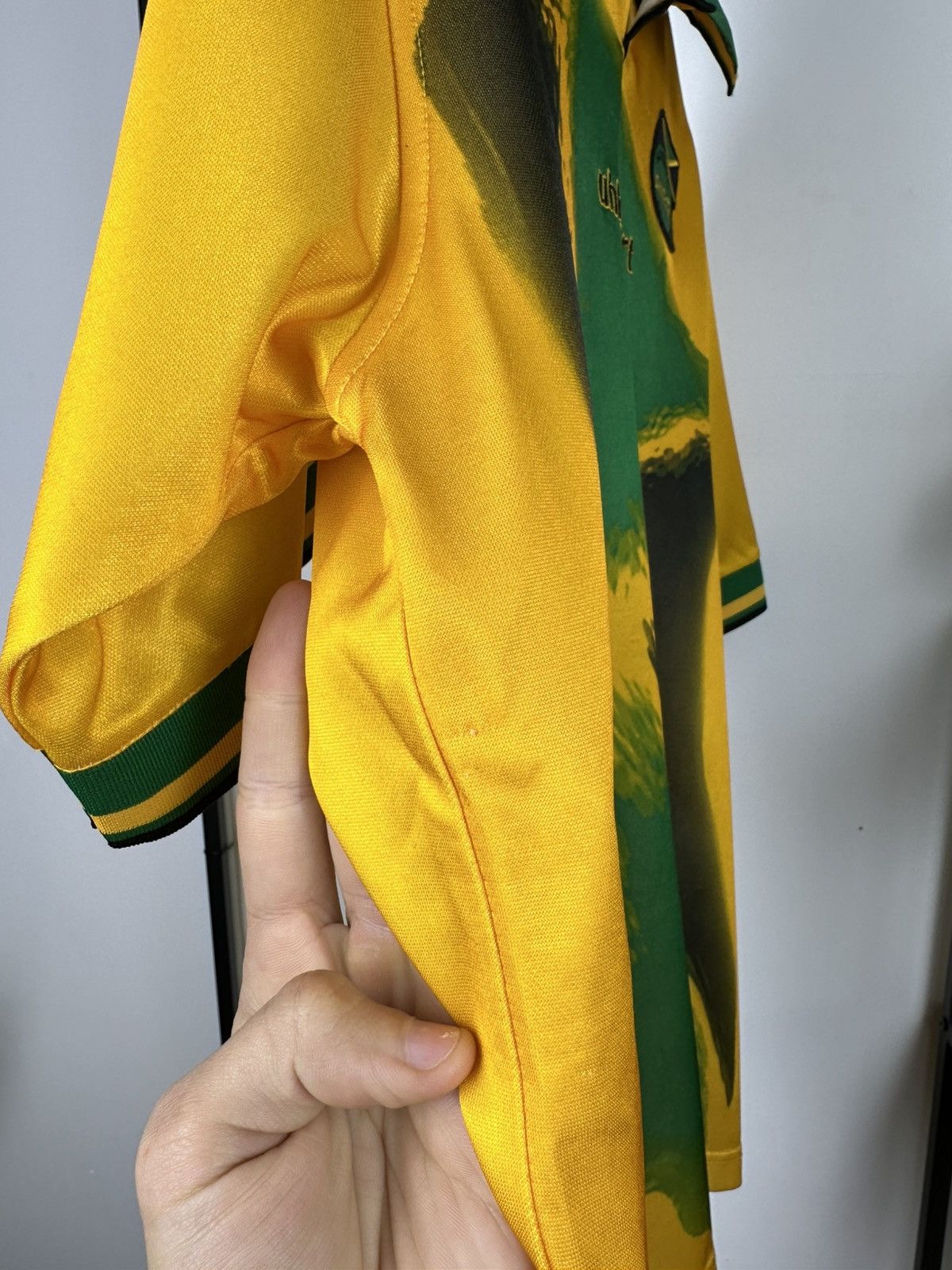 Vintage Jamaica Uhlsport 2001/03 Football Jersey Soccer Shirt L Kit Size US L / EU 52-54 / 3 - 9 Thumbnail