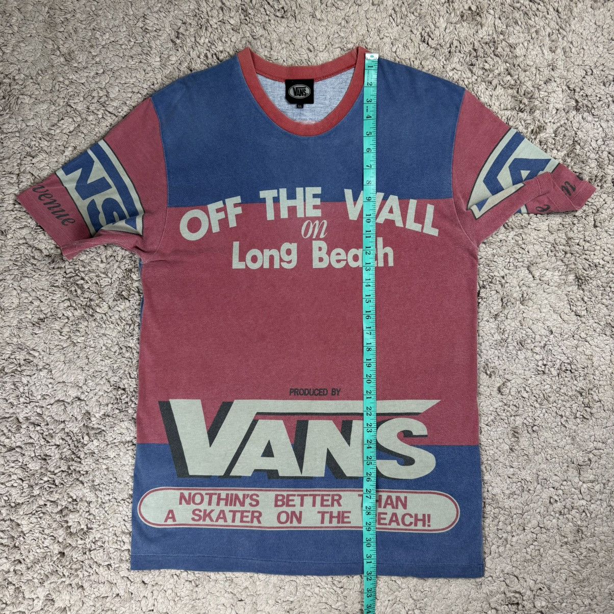 Vans Vintage Vans Long Beach Rare T-shirt Size US XL / EU 56 / 4 - 18 Thumbnail