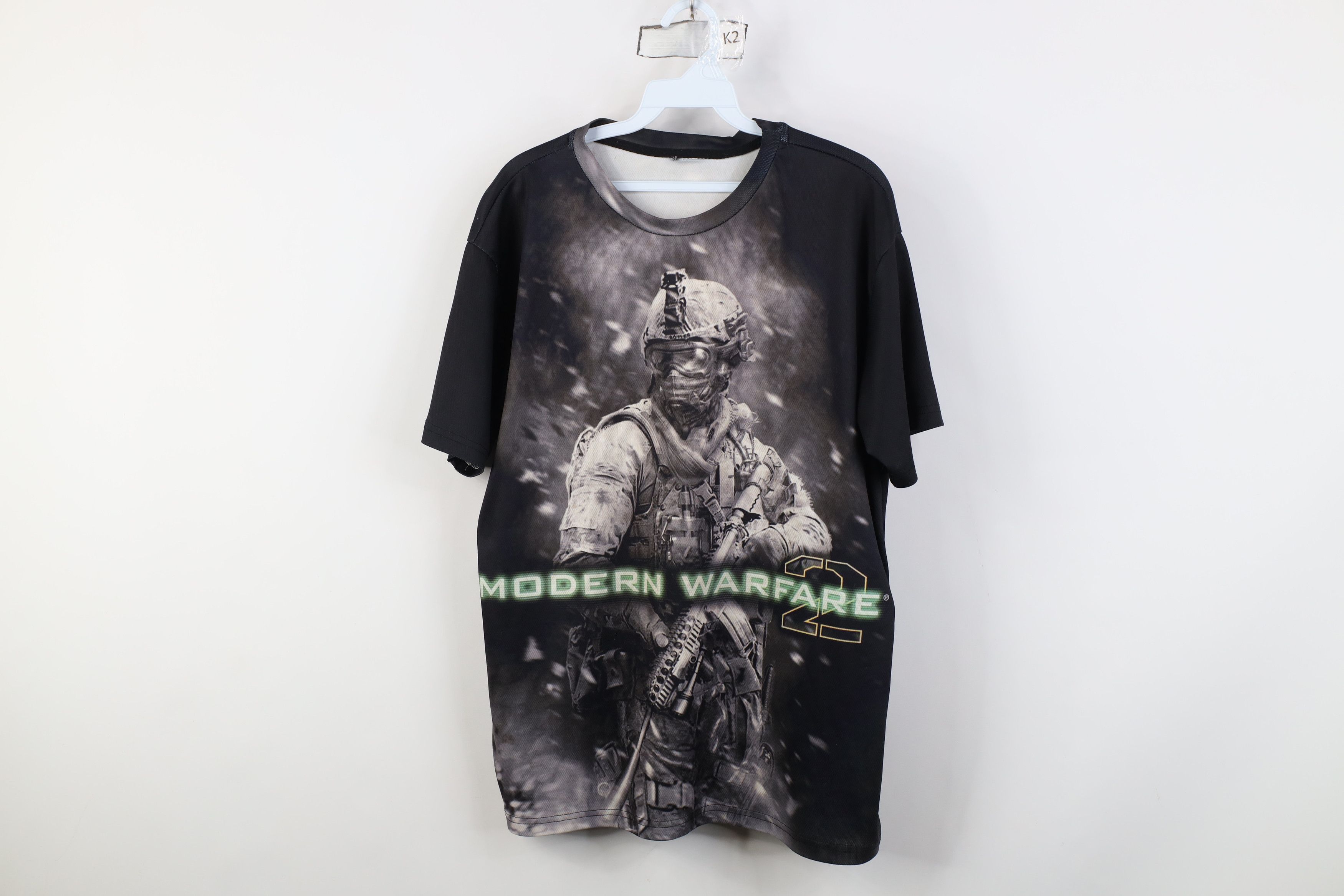 Vintage Vintage Y2K Print Call of Duty Modern Warfare 2 Game T-Shirt Size US M / EU 48-50 / 2 - 1 Thumbnail