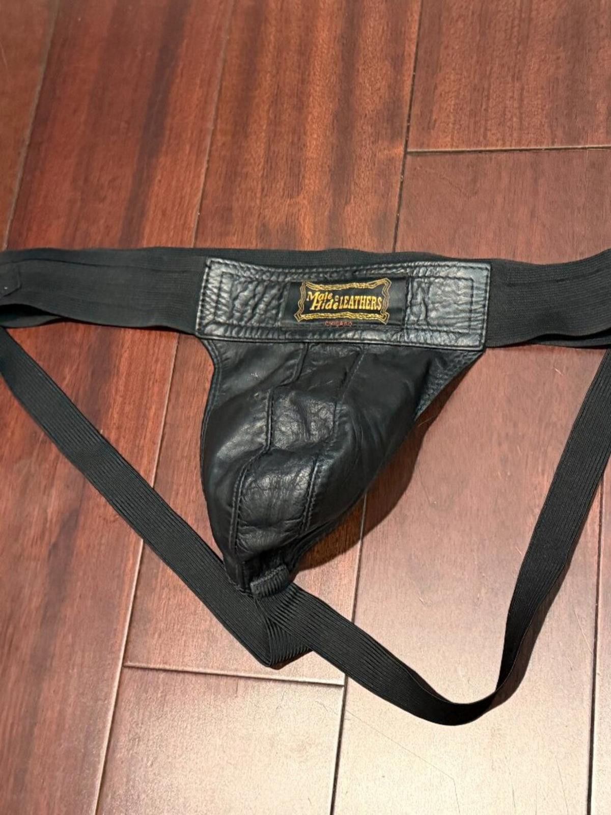 Other Male hide Leathers Chicago Men’s Leather Jockstrap Vintage Size ONE SIZE - 2 Thumbnail
