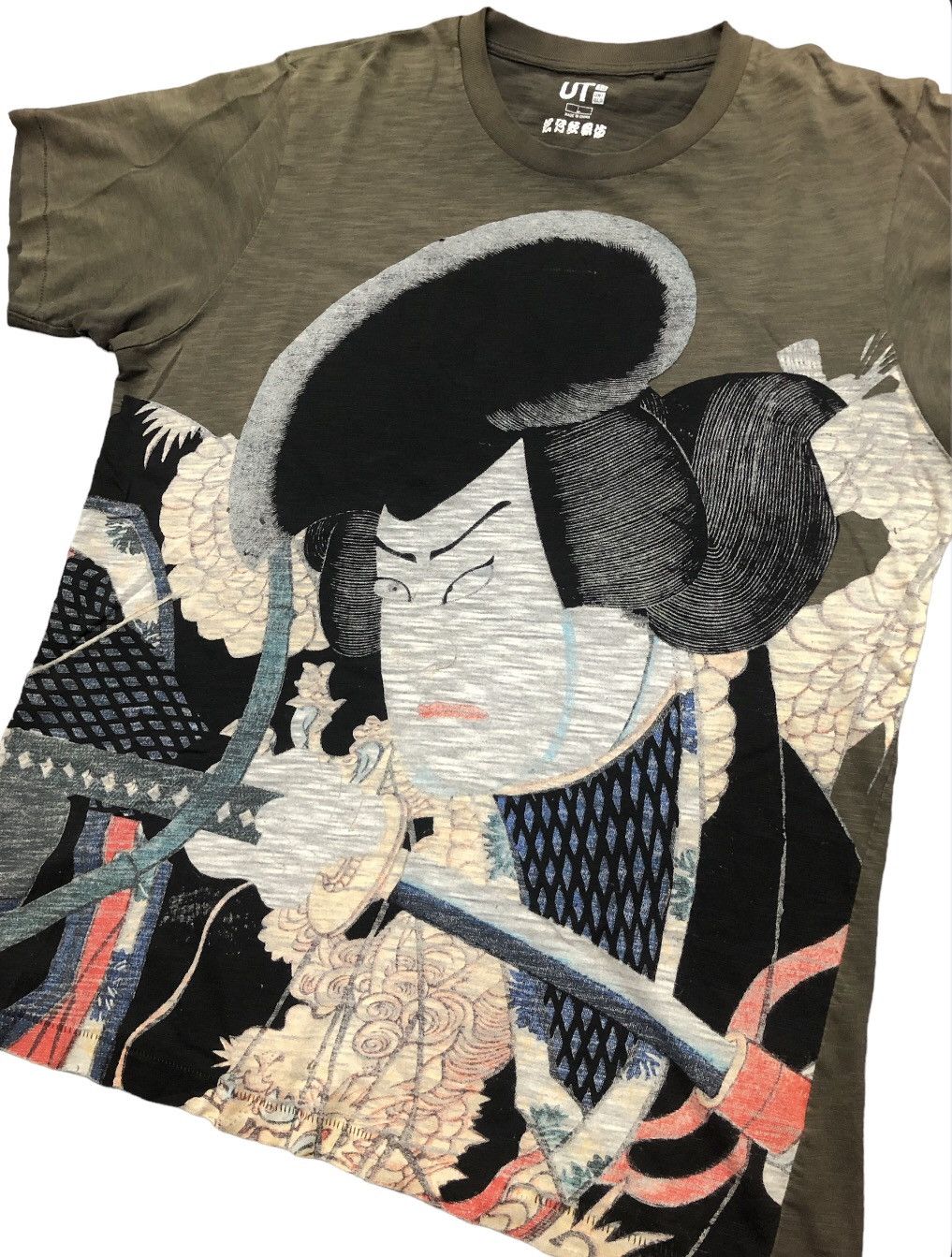Anime × Japanese Brand Geisha Samurai Japanese x Uniqlo Tshirt Size US L / EU 52-54 / 3 - 2 Thumbnail
