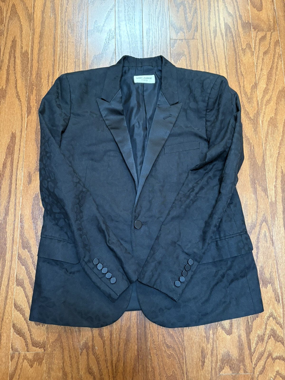 Saint Laurent Paris Leopard Blazer | Grailed