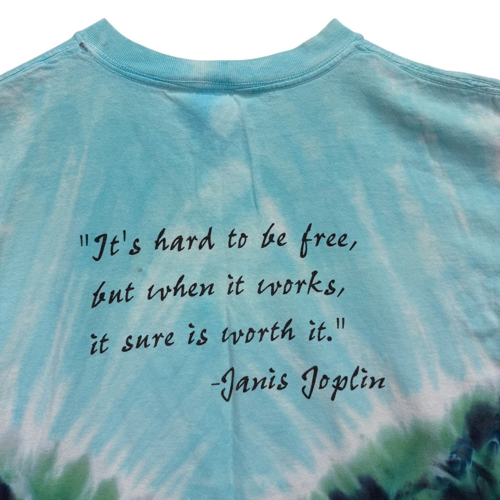 Anvil RARE VTG 2000 Janis Joplin Tie Dye Graphic T Shirt Anvil M Size US M / EU 48-50 / 2 - 4 Thumbnail