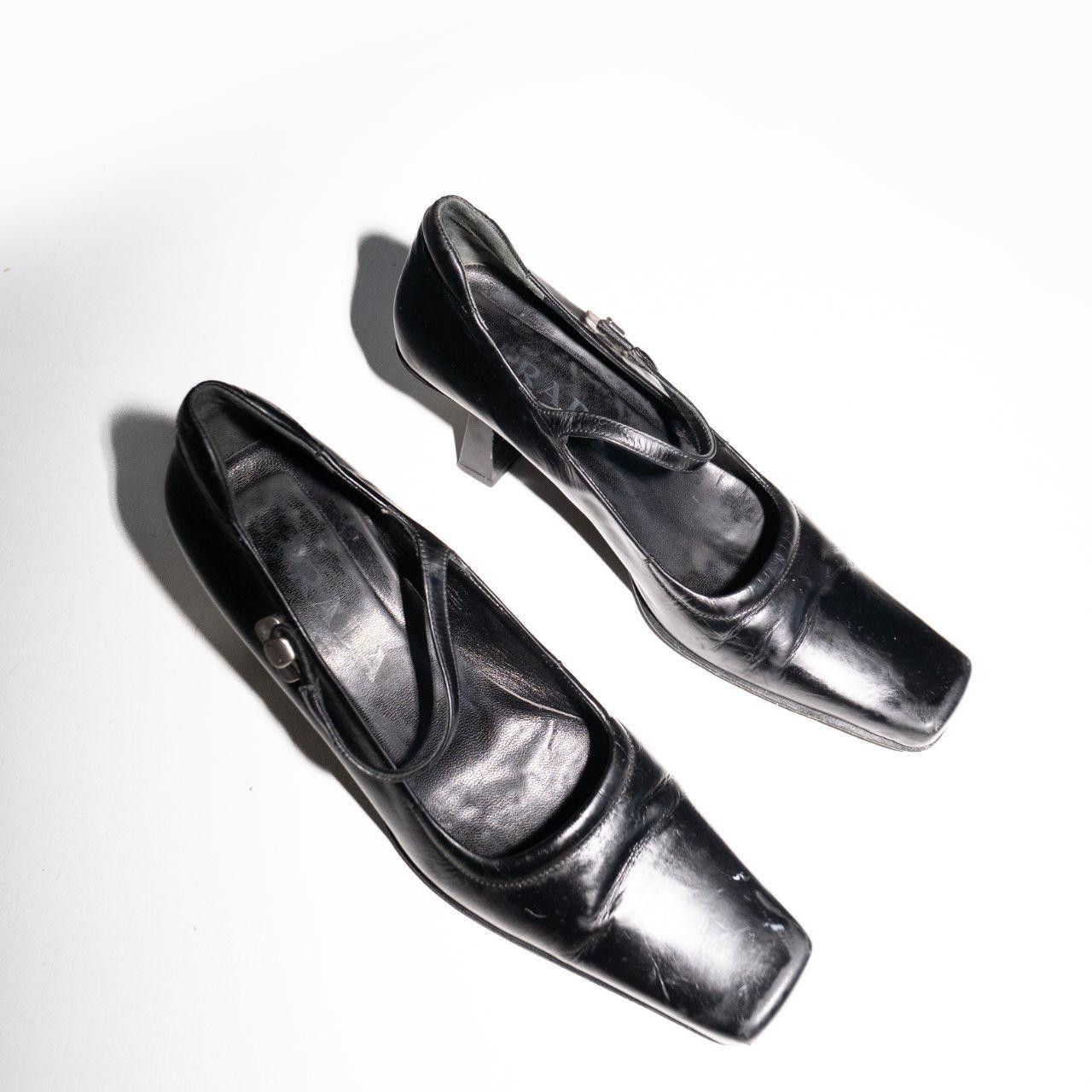 Prada Vintage Prada SS1999 Leather Mirror Heel Techno Heel Size 38 Size US 8 / IT 38 - 2 Thumbnail