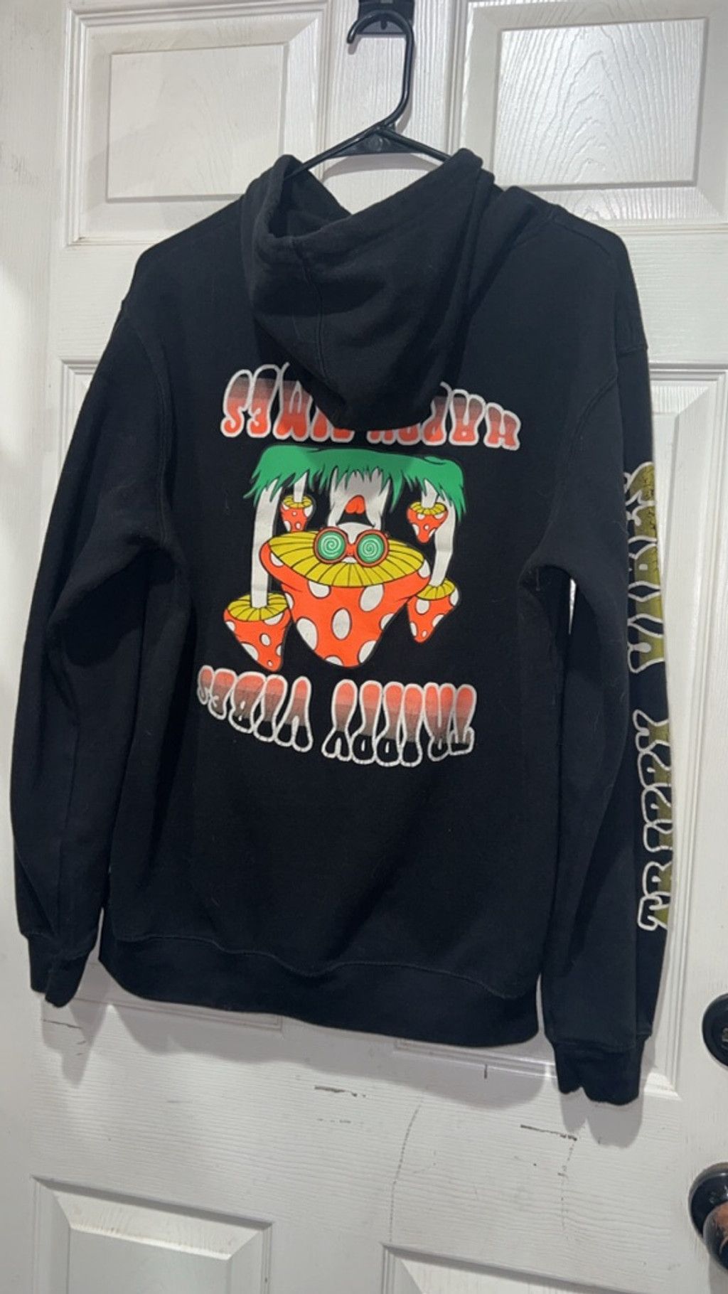 Other Men's Eighty Eight Brand Black Multicolor Mushroom Hoodie M Size US M / EU 48-50 / 2 - 3 Thumbnail