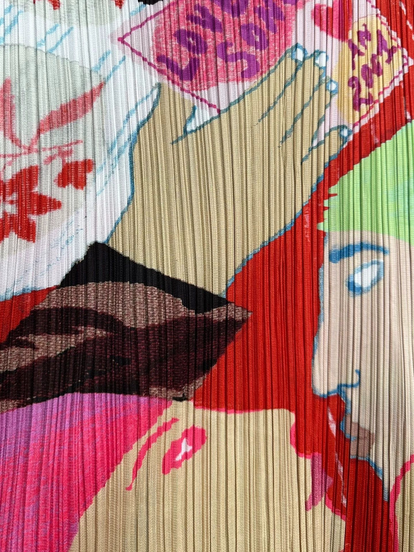 Issey Miyake Issey Miyake 01ss Yumura Collab Comic Pleats Vest Size L / US 10 / IT 46 - 5 Thumbnail