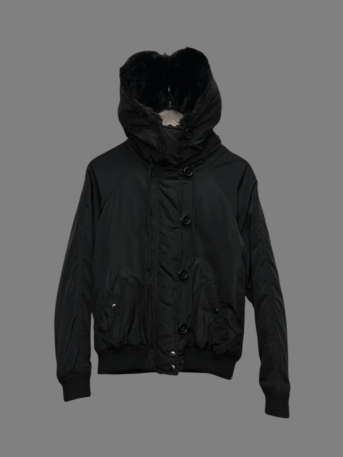 If Six Was Nine FUR JACKET JAPAN Black Cropped Jacket Women’s Modern Style Size M / US 6-8 / IT 42-44 - 11 Thumbnail