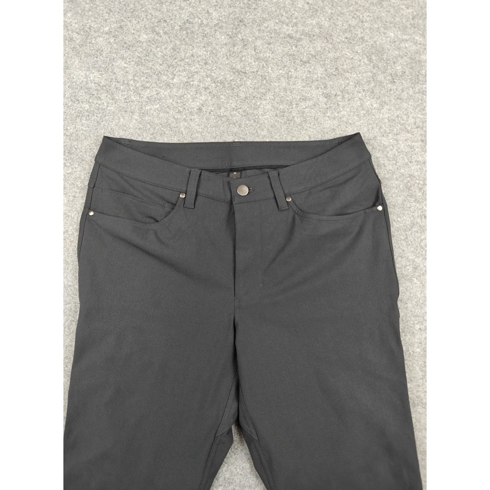 Lululemon Lululemon Pants Mens 30 Gray 5-Pocket Slim Stretch Microfiber Travel TSA LMSAD9S Size US 30 / EU 46 - 2 Thumbnail