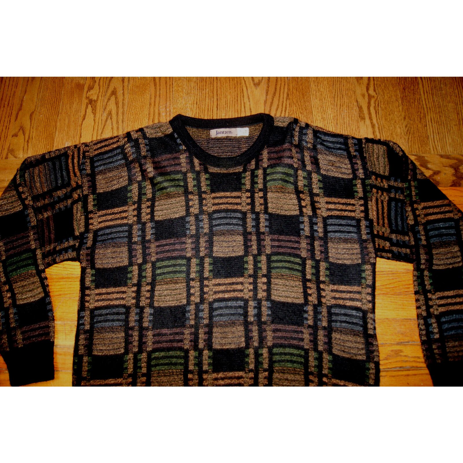 Jantzen VTG Jantzen Coogi Style 90s 3D Textured Mens XLT Sweater USA Size US XL / EU 56 / 4 - 2 Thumbnail