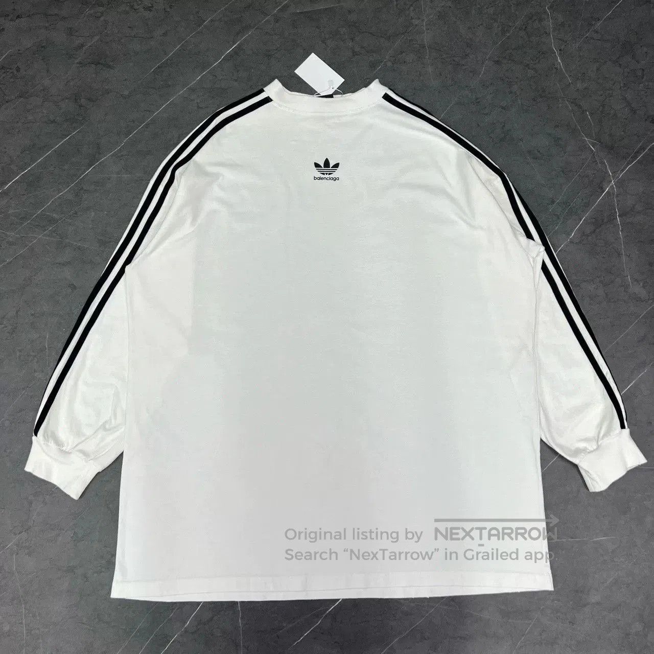 Balenciaga Balenciaga x Adidas collaborative long-sleeve top. Size US S / EU 44-46 / 1 - 1 Thumbnail