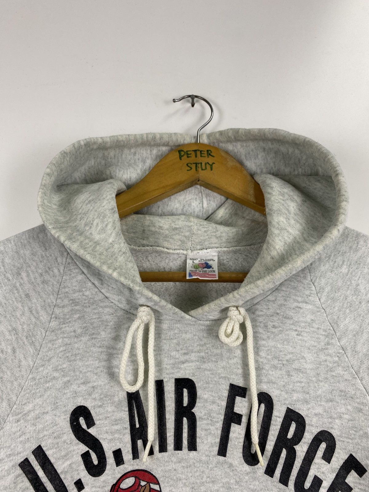 Vintage Vintage 80s US Air Force Hoodies Size US L / EU 52-54 / 3 - 7 Thumbnail