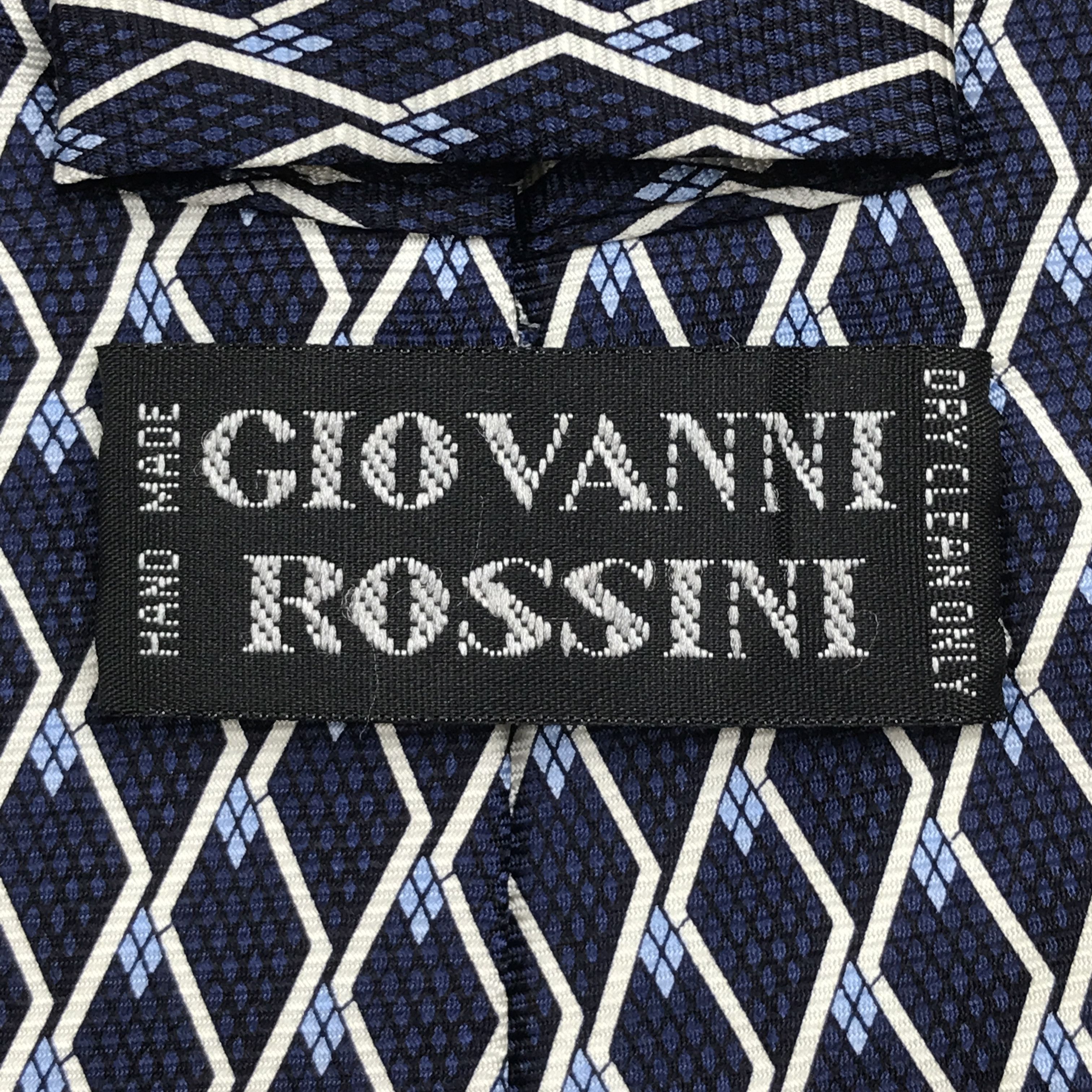 Designer × Vintage Vintage Giovanni Rossini Silk Necktie Size ONE SIZE - 6 Thumbnail