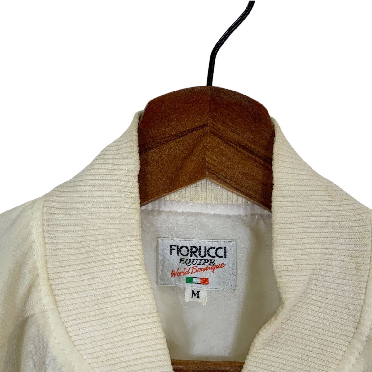 Designer VINTAGE FIORUCCI ITALY EQUIPE WORLD BOUTIQUE BOMBER JACKET Size US M / EU 48-50 / 2 - 6 Thumbnail
