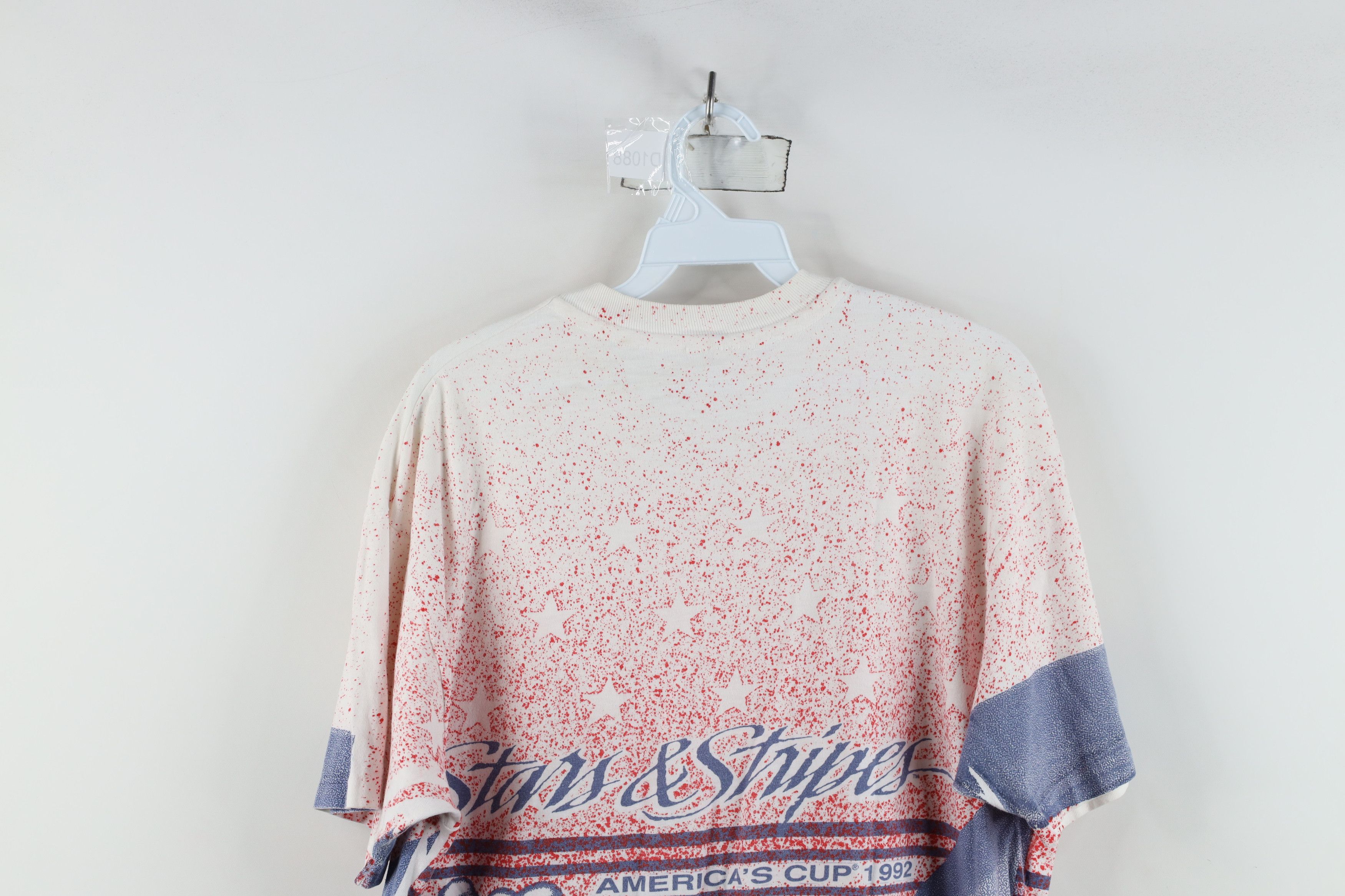 Vintage Vintage 90s Print Americas Cup Sailing Boat Race T-Shirt USA Size US L / EU 52-54 / 3 - 12 Thumbnail