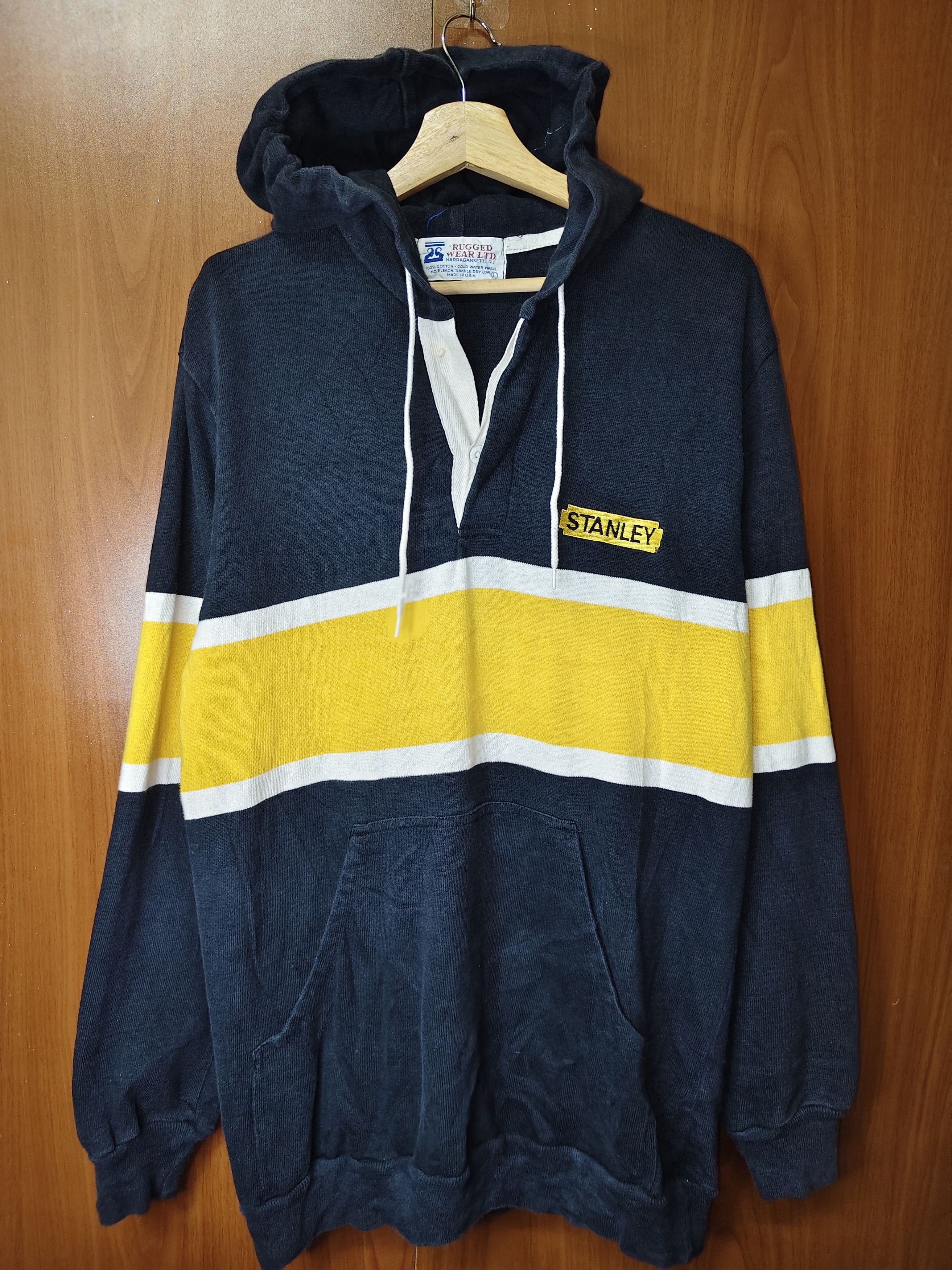 Other Vintage 80s 90s Rugged Wear Ltd Stanley Tools Embroidered Size US L / EU 52-54 / 3 - 1 Thumbnail