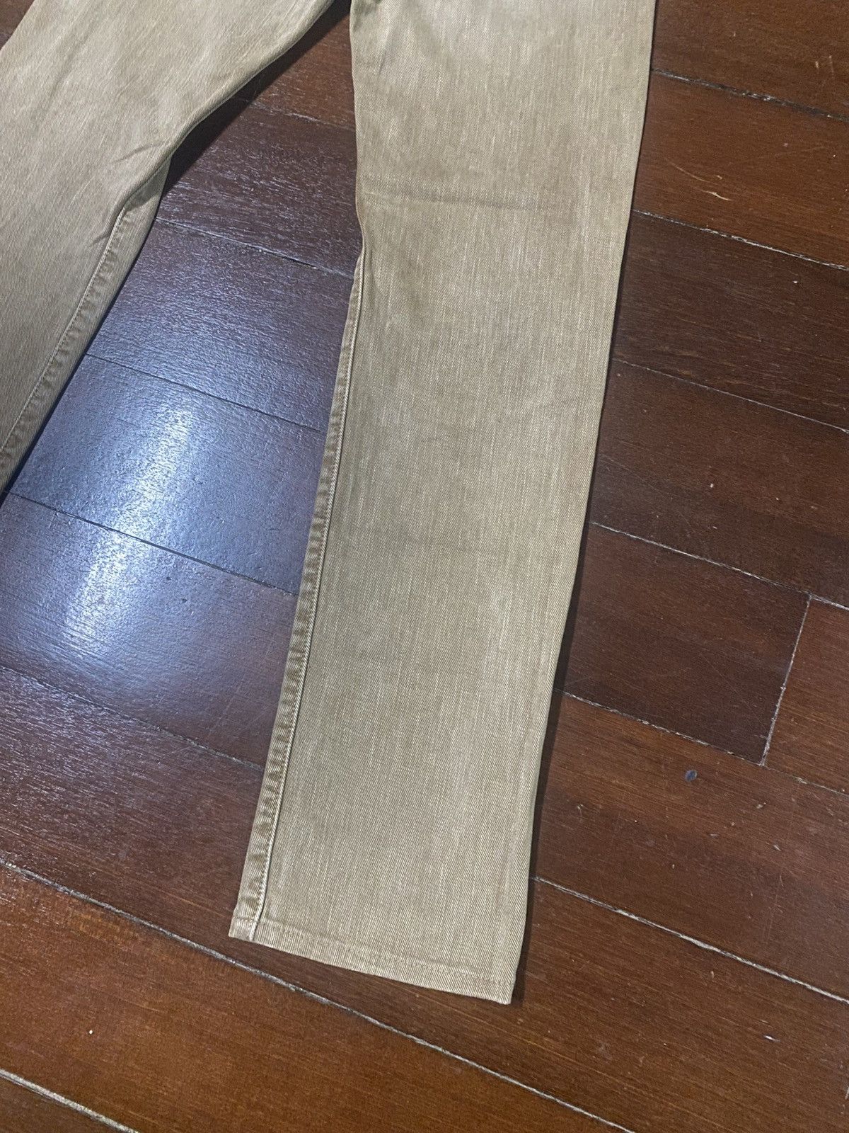Full Count & Co. Rare fullcount 1280 k slim Straight Denim Jeans brown faded Size US 29 - 13 Thumbnail