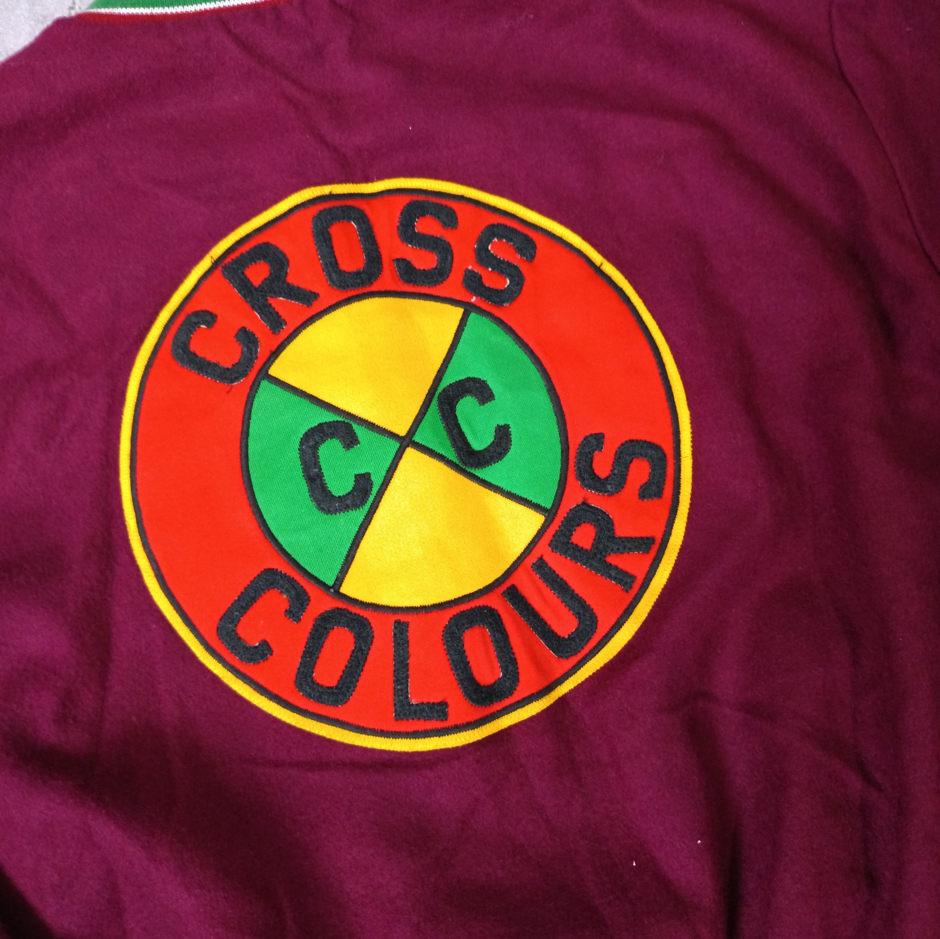 Cross Colours Cross Colours Multitone Bomber Fleece Jacket Size US M / EU 48-50 / 2 - 3 Thumbnail