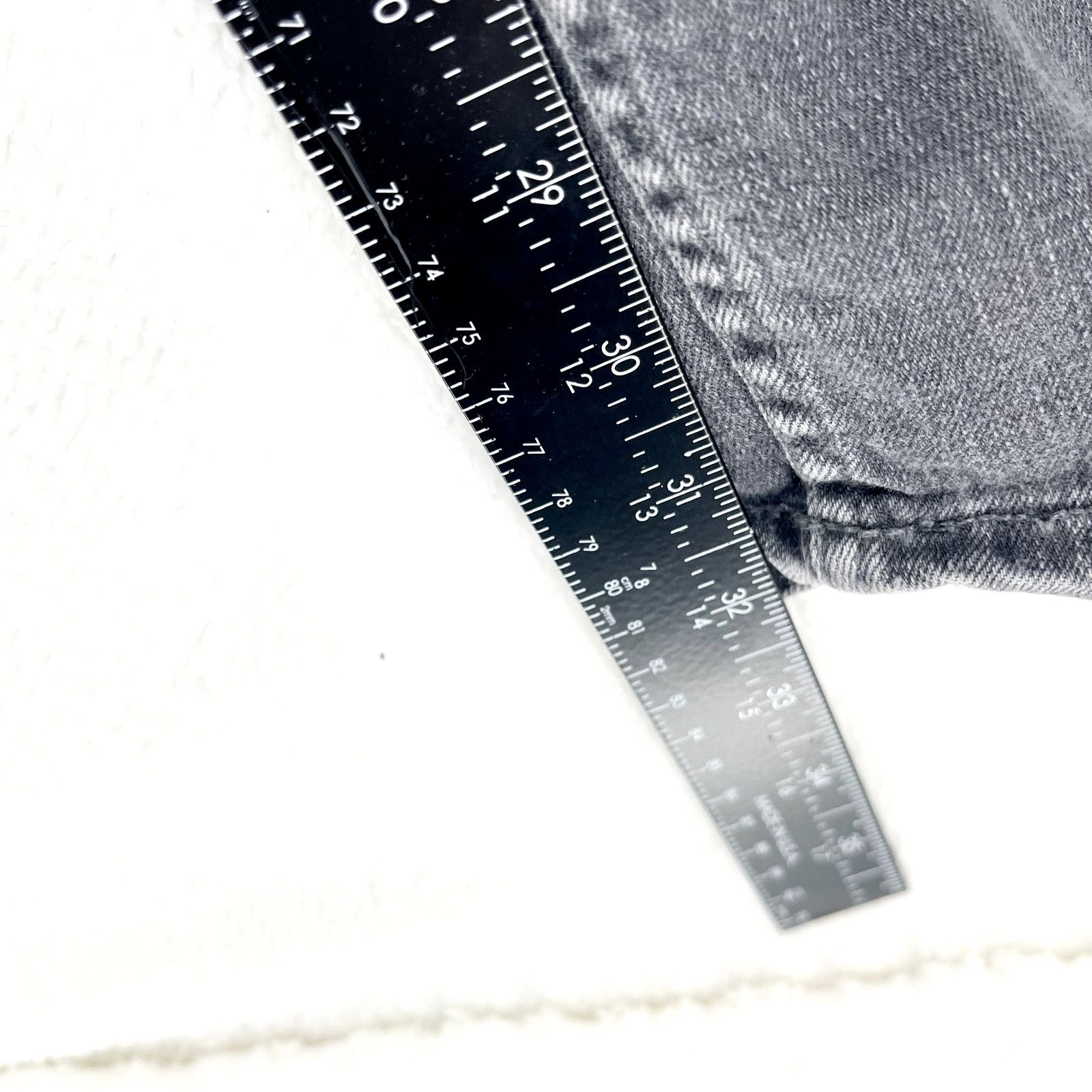 7 For All Mankind 7for All Mankind Faded Gray Distressed Washed Straight 33/14 Size 36" / US 14 / IT 50 - 3 Thumbnail