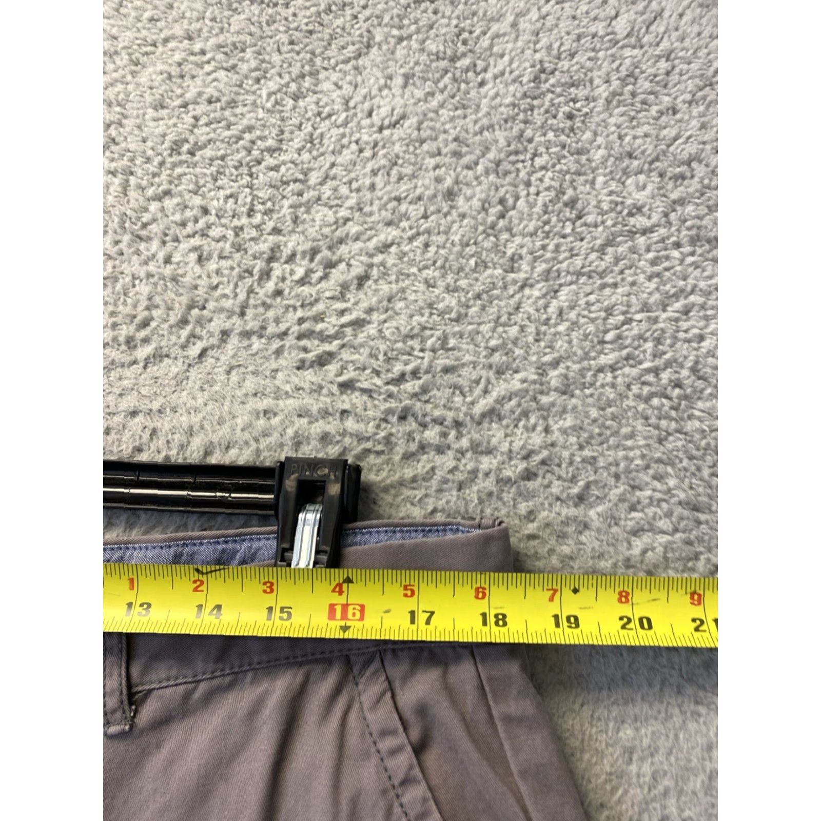 Tommy Hilfiger TOMMY HILFIGER Chino Pants Men's 36x32 Gray Straight Classic Casual Regular Fit Size US 36 / EU 52 - 5 Thumbnail