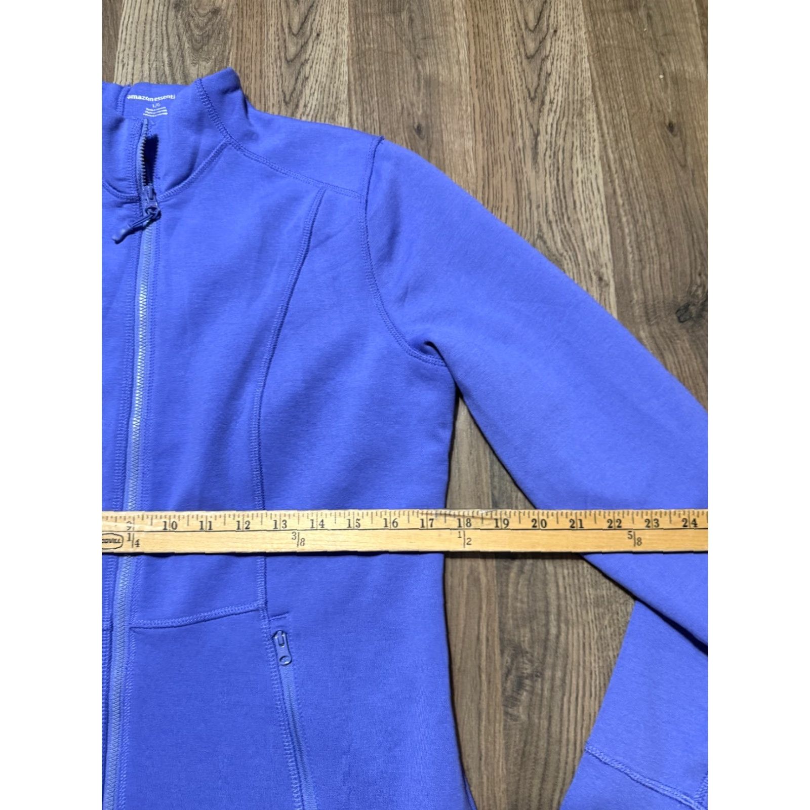 Essentials Amazon Essentials Sweatshirt Shirt Women L Purple Full Zip Long Sleeve Modern Fall Winter Spring Summer Regular Size L / US 10 / IT 46 - 6 Thumbnail