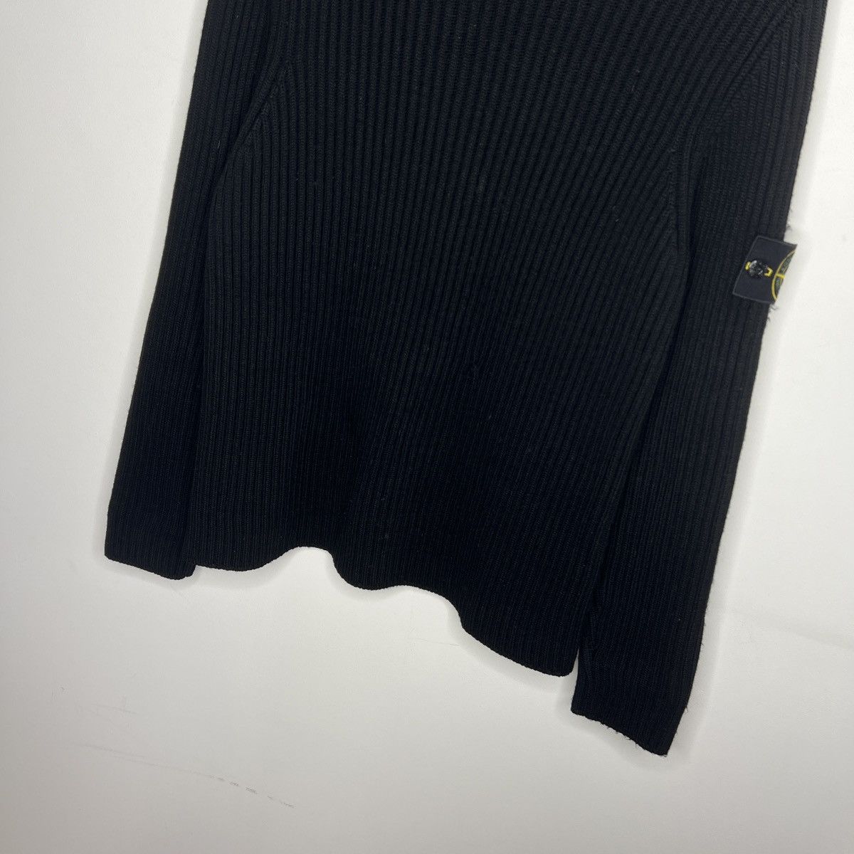 Stone Island Vintage Stone Island Ribbed Wool Turtleneck Patch Sweater Size US M / EU 48-50 / 2 - 5 Thumbnail