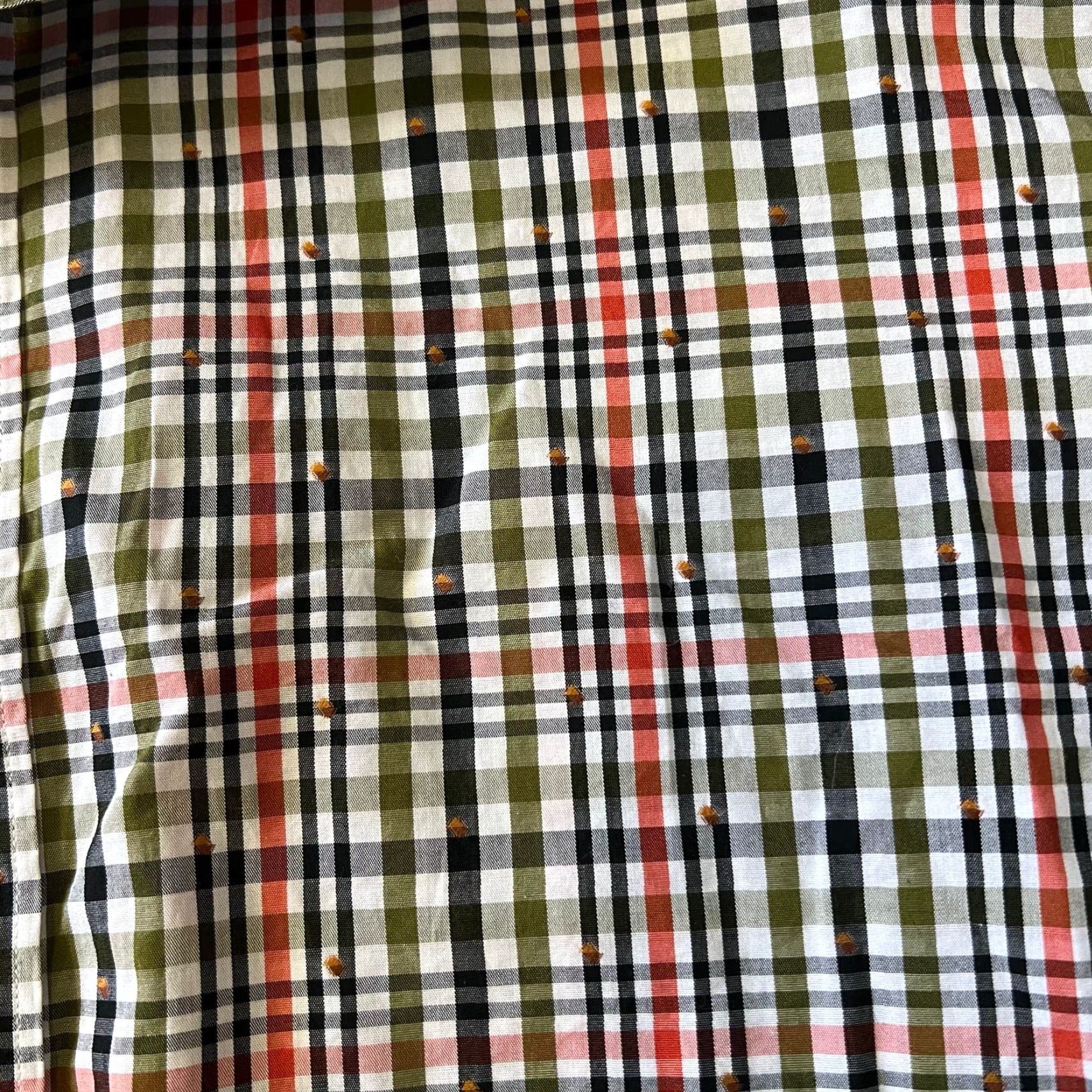 Robert Graham Robert Graham Shirt Mens Medium Plaid Flip Cuff Button Up Long Sleeve Red M Regular Men Size US M / EU 48-50 / 2 - 2 Thumbnail