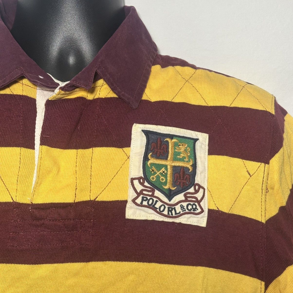 Polo Ralph Lauren Polo Ralph Lauren & Co Rugby Custom Fit Striped Shirt Size US M / EU 48-50 / 2 - 3 Thumbnail
