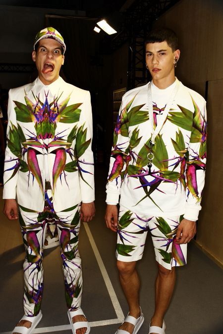 Givenchy GIVENCHY 12SS Birds of Paradise Leggings White Size 30" / US 8 / IT 44 - 8 Thumbnail