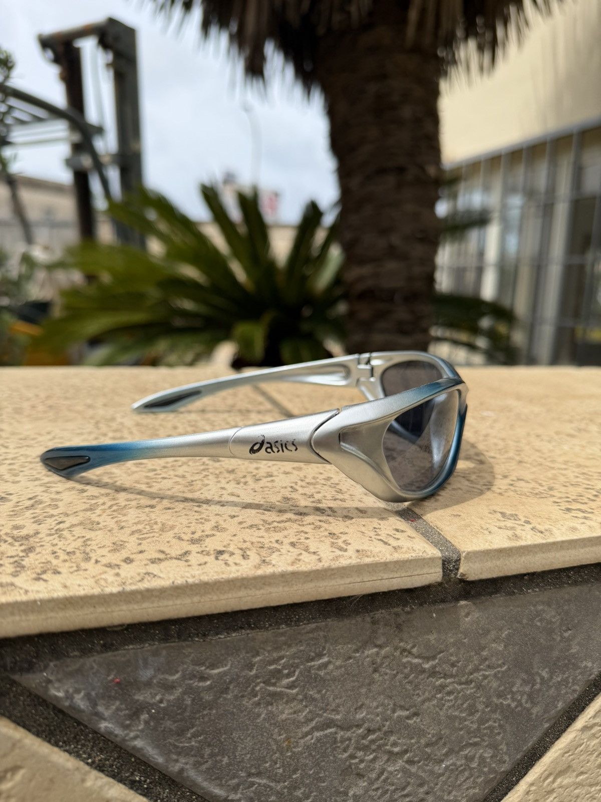 Asics ASICS Sunglasses Grey Size ONE SIZE - 2 Thumbnail