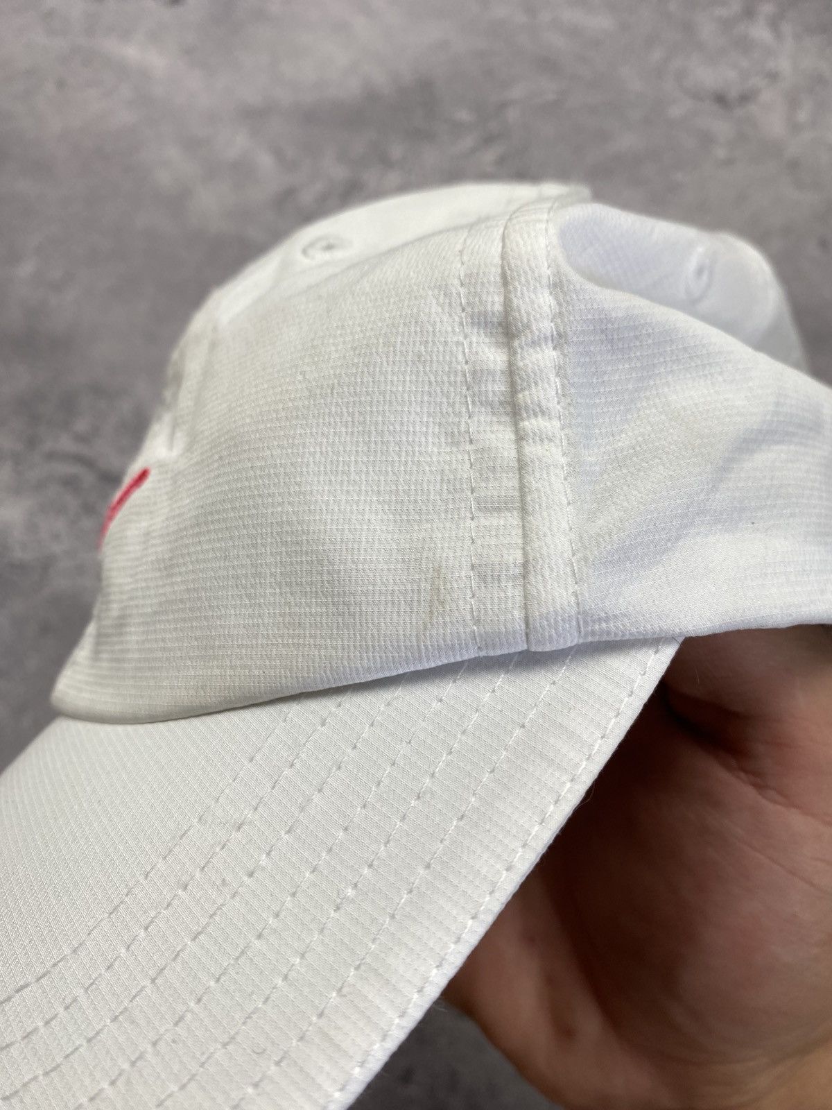 Nike Vintage Nike Golf Cap Hat Pink Embroidered Swoosh Y2K Logo Size ONE SIZE - 7 Thumbnail