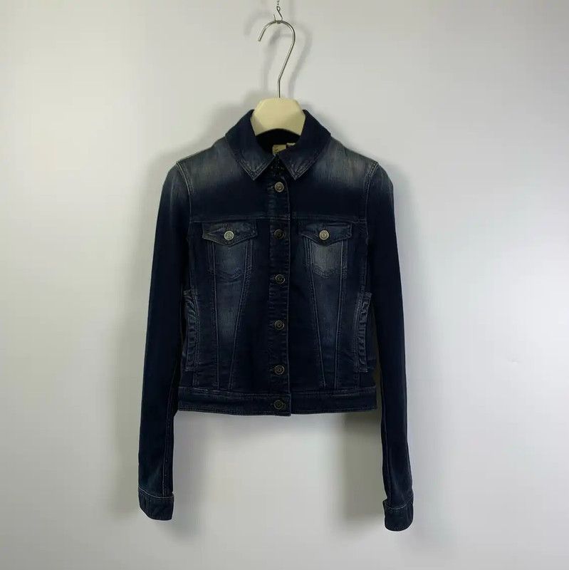 Burberry Burberry Women's Blue Denim Jacket Size ONE SIZE - 1 Thumbnail