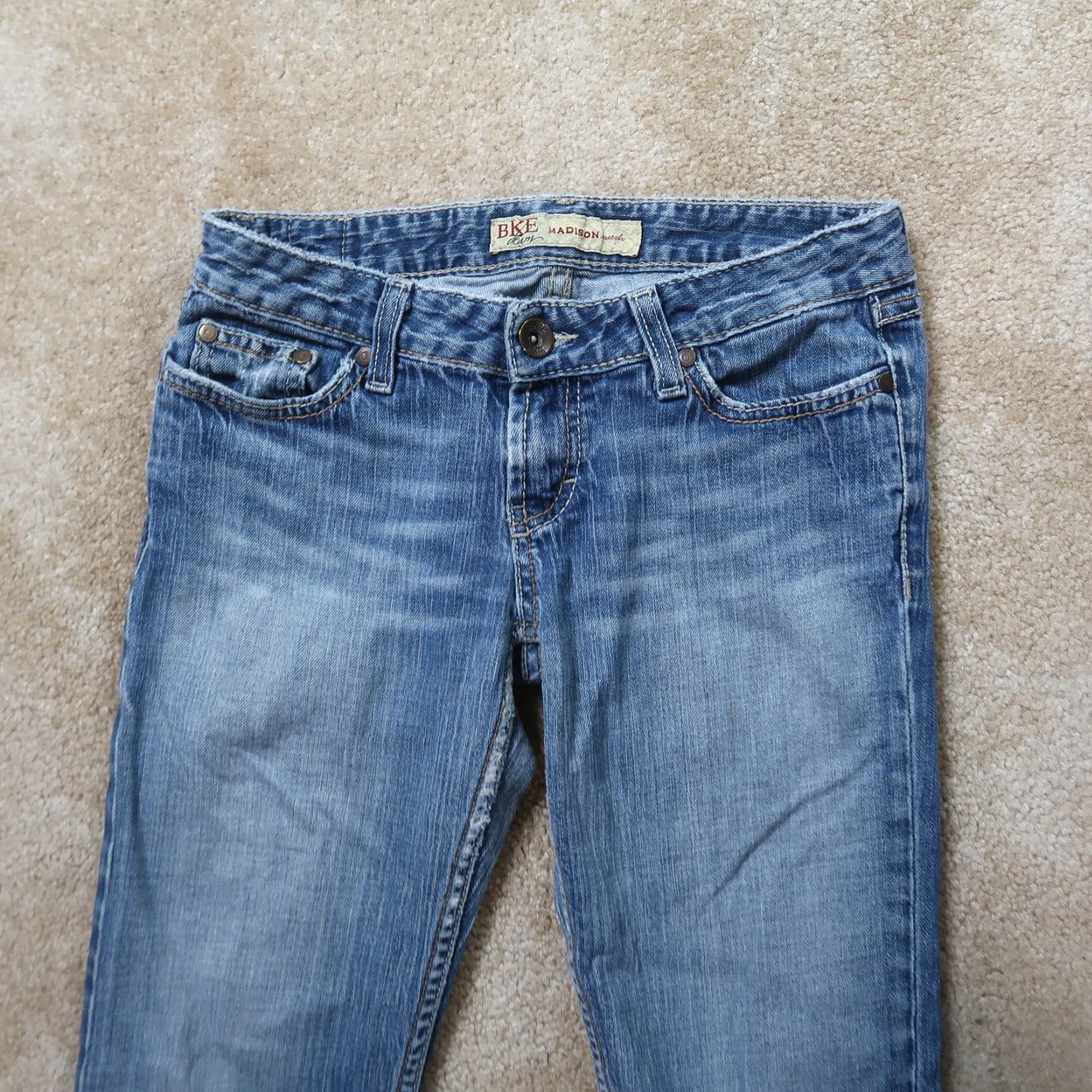 Vintage BKE Buckle Madison Bootcut Jeans Women's 27 Blue Denim Size 27" / US 4 / IT 40 - 3 Thumbnail