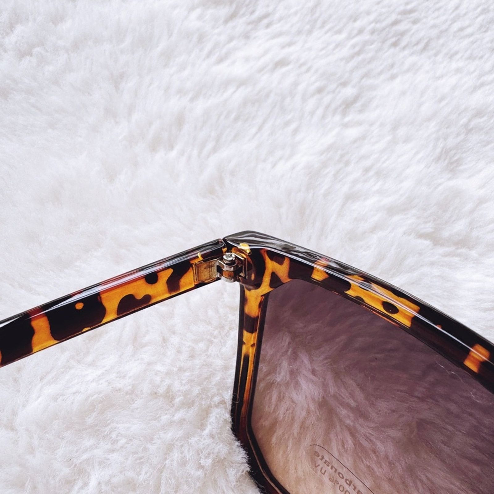 Other Kira Tortoise Brown & Black Oversized Sunglasses Size ONE SIZE - 5 Thumbnail