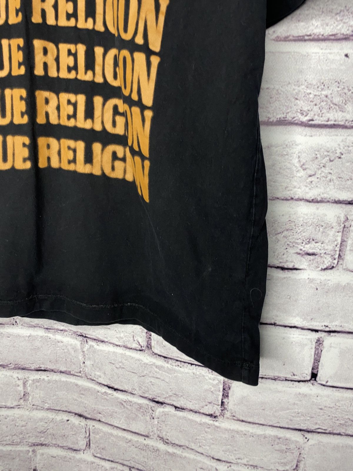 True Religion Men's T-Shirt True Religion Big Logo Tee Size L Size US L / EU 52-54 / 3 - 2 Thumbnail