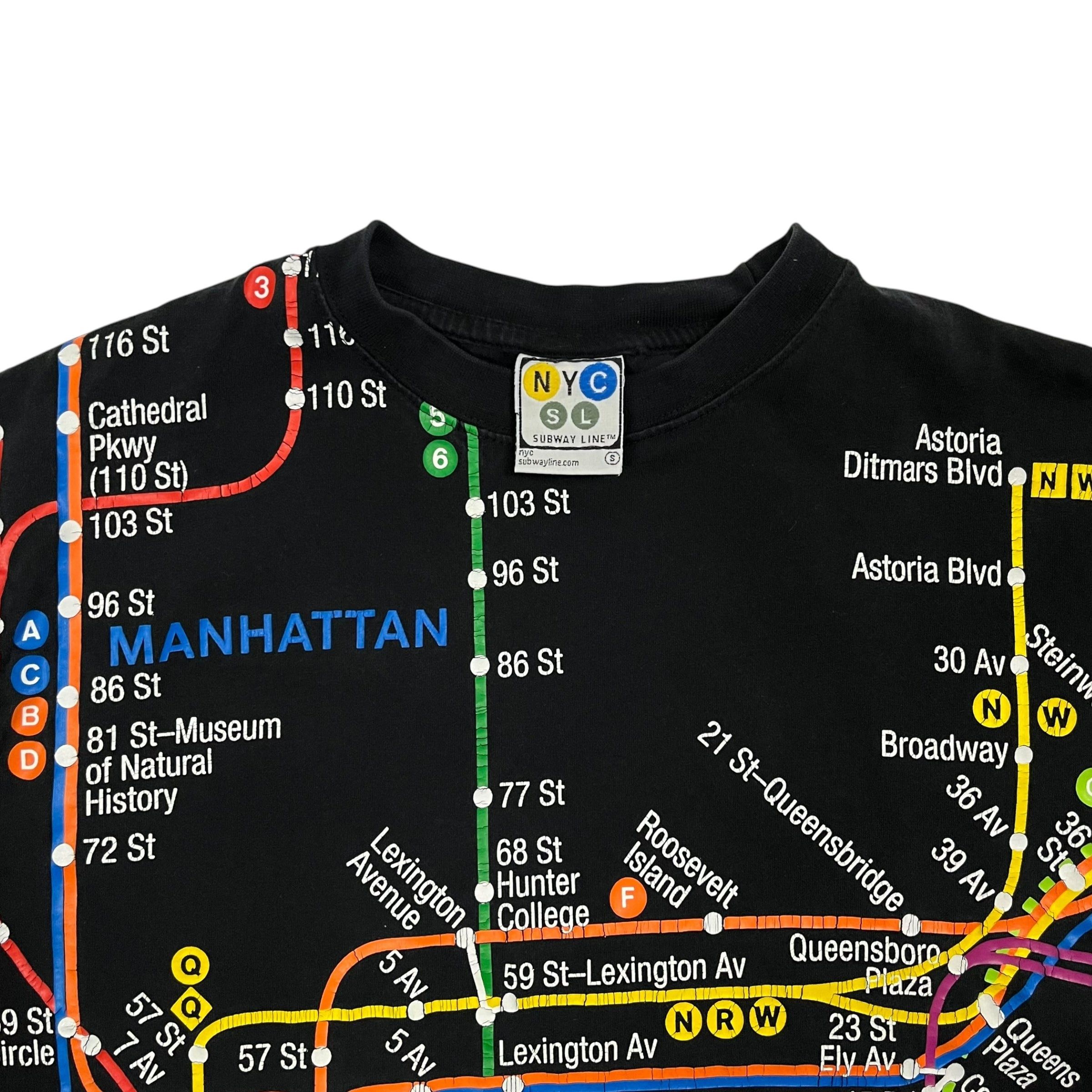 Vintage NYC Subway Line Map Souvenir Tee - Size M Size US M / EU 48-50 / 2 - 4 Thumbnail
