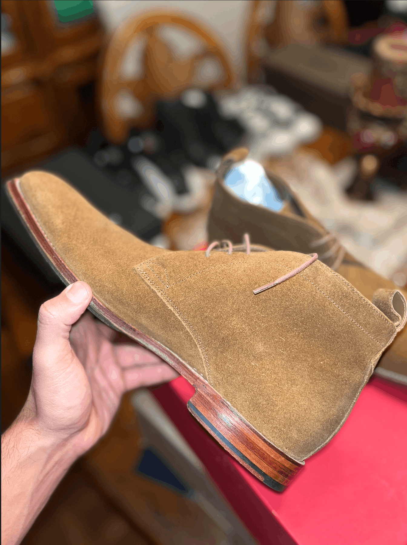 Grenson Grenson Marcus Desert Boot Snuff Suede UK10.5 F Size US 11.5 / EU 44-45 - 7 Thumbnail