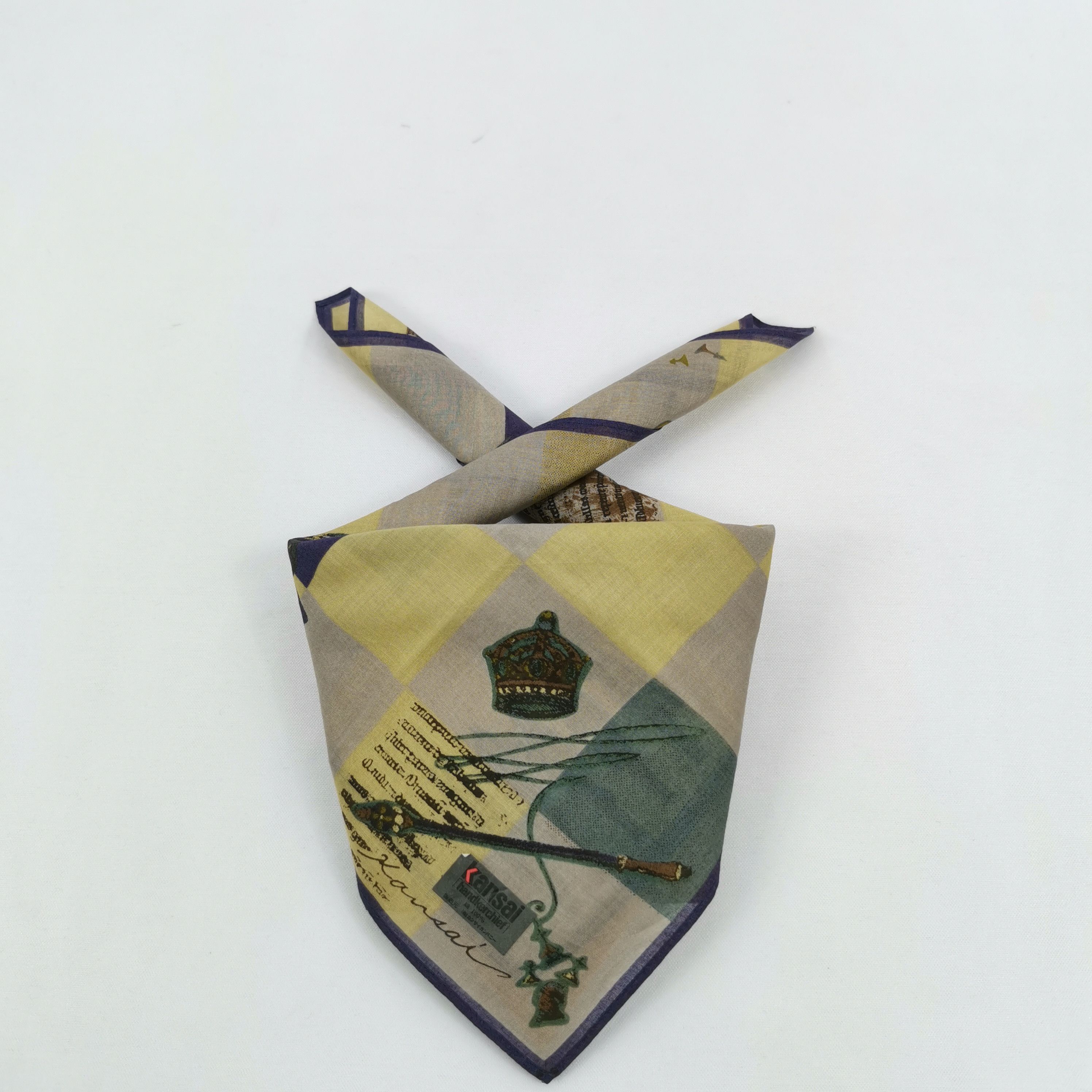 Kansai Yamamoto NWT Vintage Kansai Handkerchief Neckerchief Japanese Bandana Size ONE SIZE - 1 Thumbnail