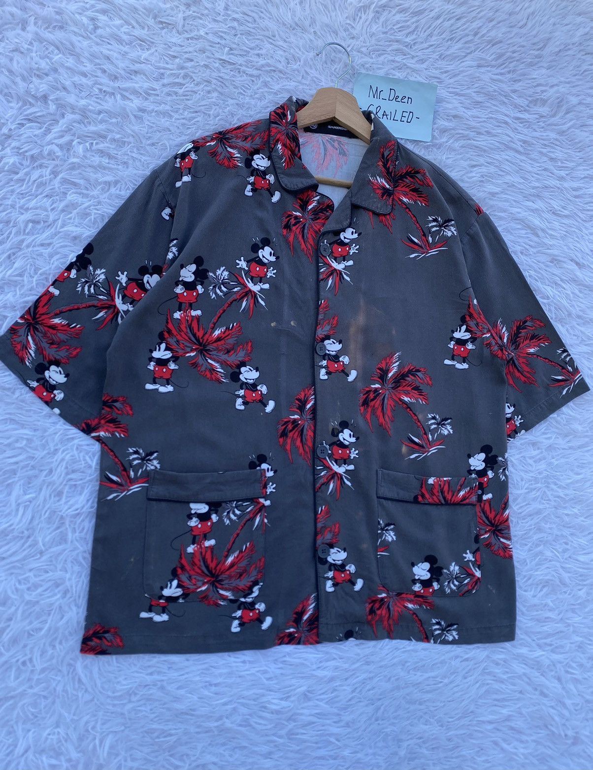 GU × Undercover Rare GU x Undercover Mickey Mouse Buttons Shirt Size US L / EU 52-54 / 3 - 3 Thumbnail