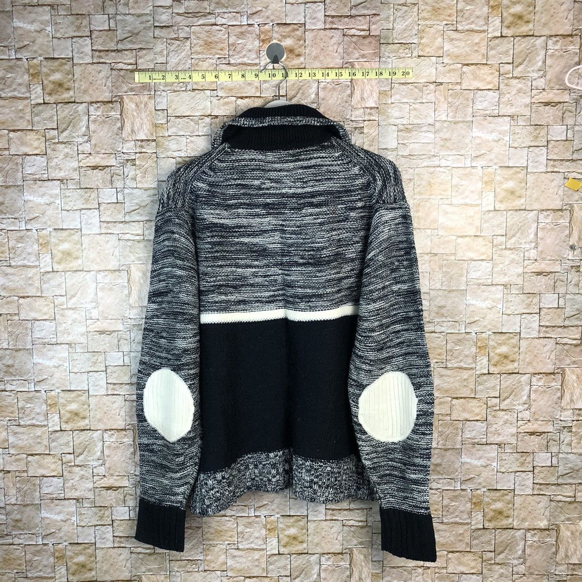 Homespun Knitwear Mastery Grey sweater Knitwear vintage #A1057 Size US L / EU 52-54 / 3 - 12 Thumbnail