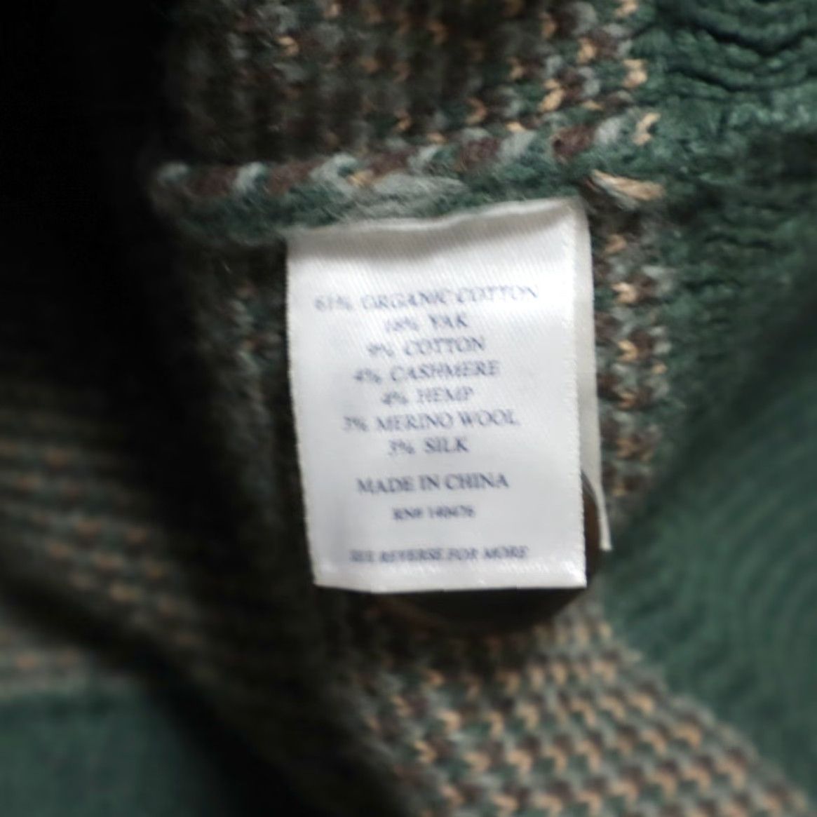 Faherty Faherty Camp Cardigan Cowichan Solid Long Sleeve Sweater Green 2XL Mens Shirt Size US XXL / EU 58 / 5 - 5 Thumbnail