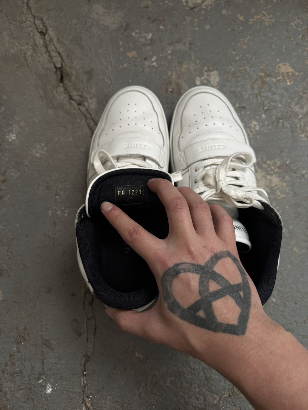 Celine SS22 CT-02 Mid Top Leather Trainer - Hedi Slimane Era Size US 9.5 / EU 42-43 - 3 Thumbnail