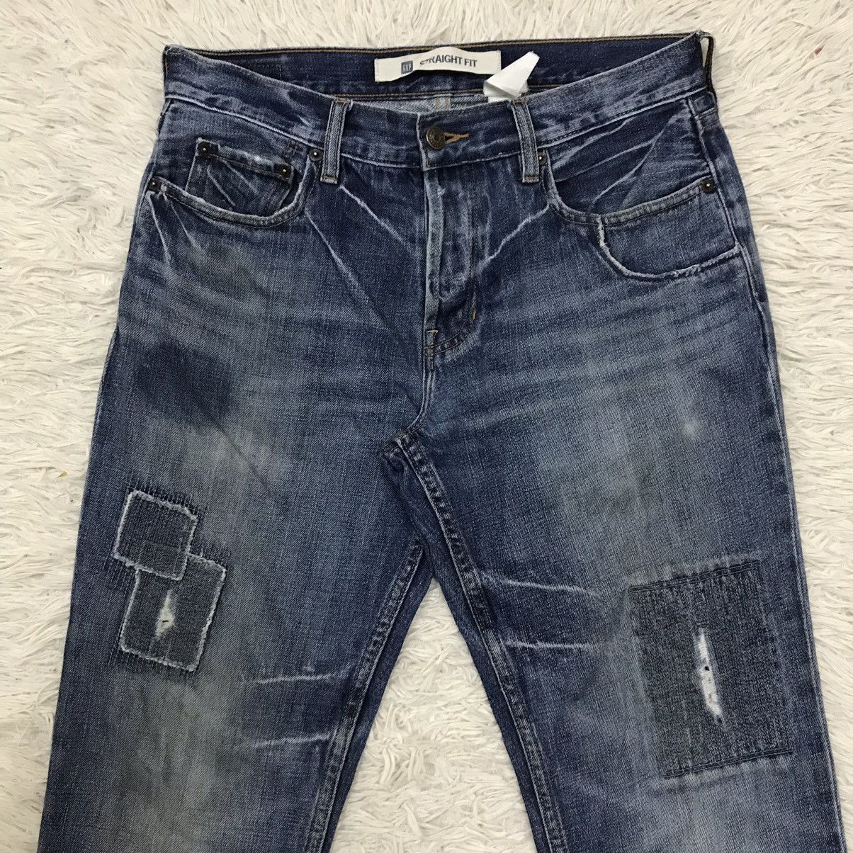 Gap Gap Patchwork Design Straight Fit Denim Jeans Size US 30 / EU 46 - 3 Thumbnail